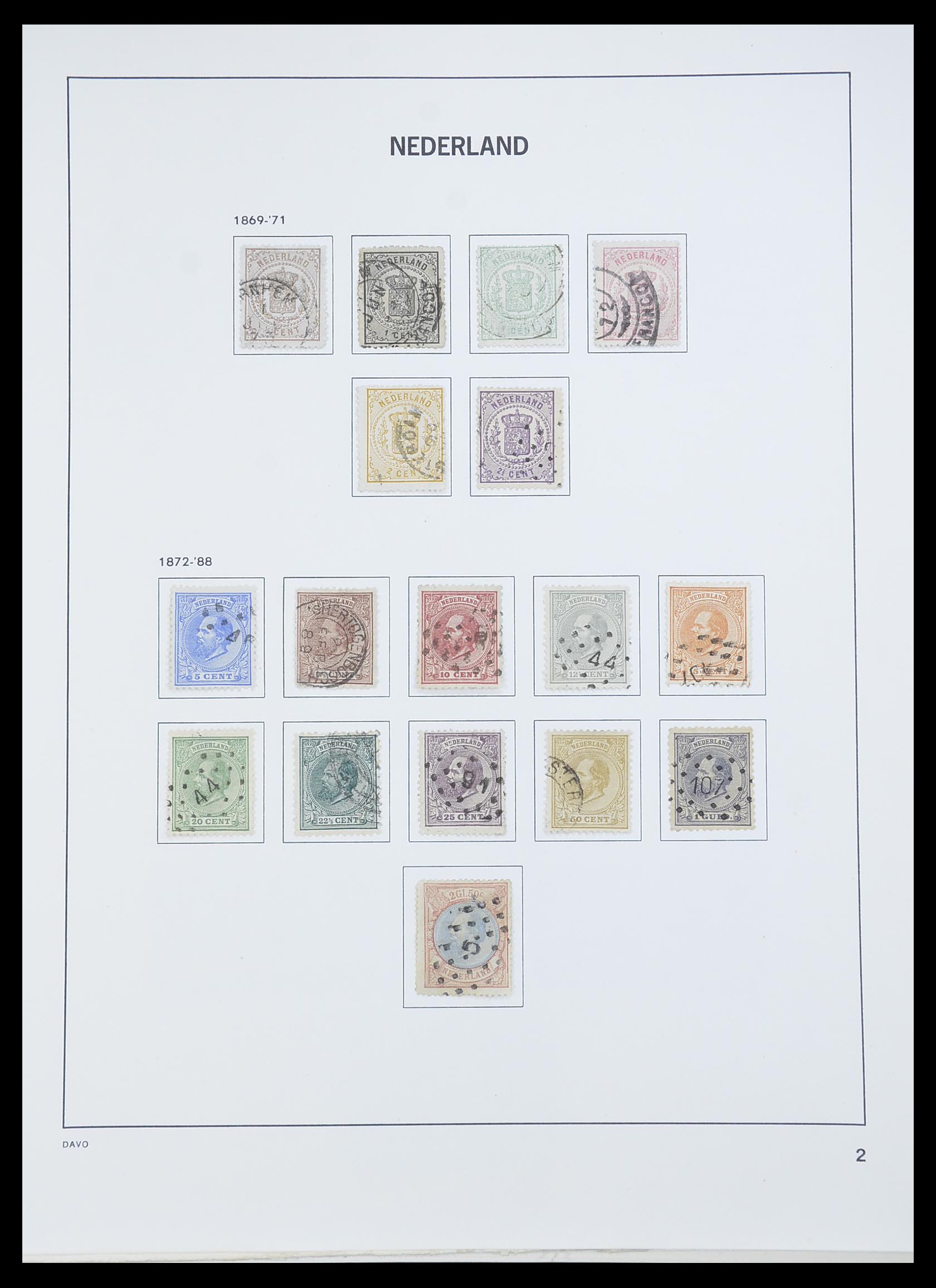 33605 009 - Stamp collection 33605 Netherlands 1852-1944.