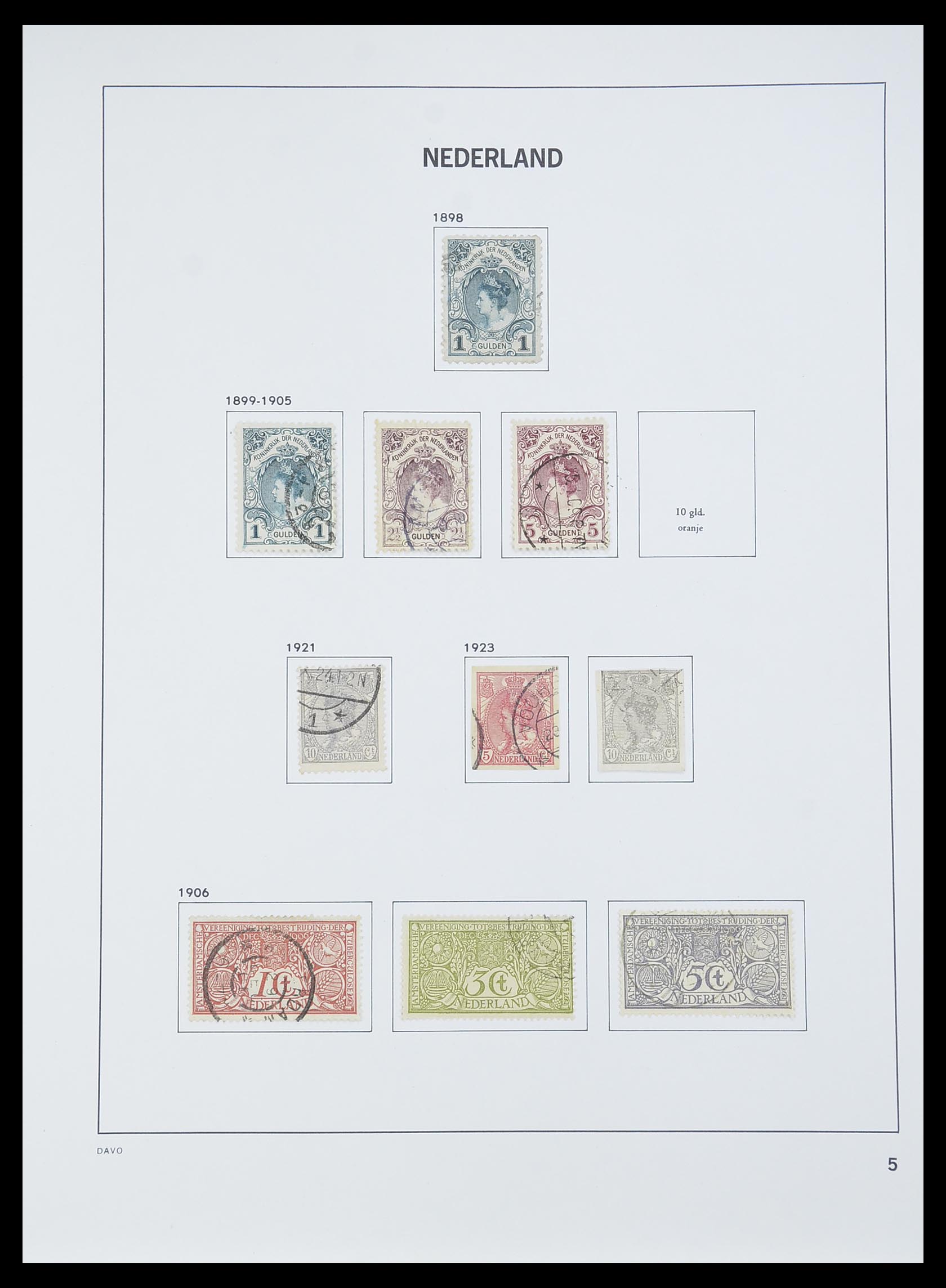 33605 026 - Stamp collection 33605 Netherlands 1852-1944.