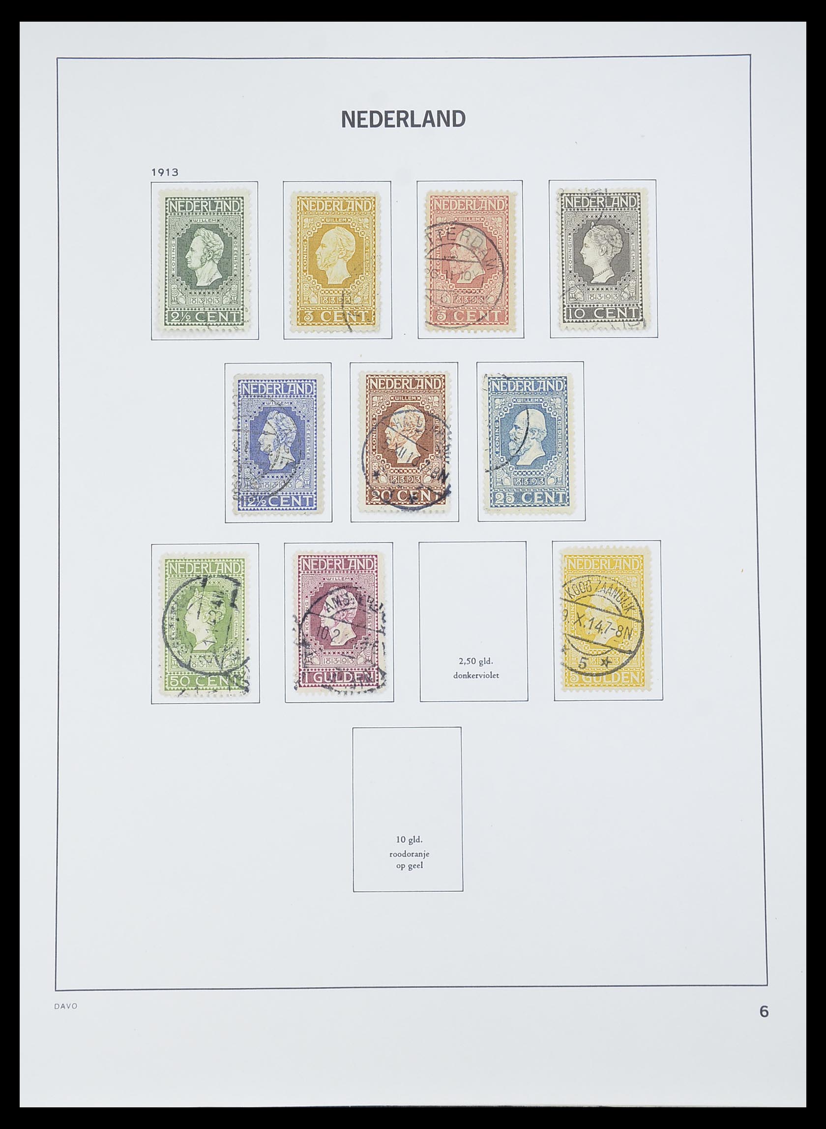 33605 030 - Stamp collection 33605 Netherlands 1852-1944.