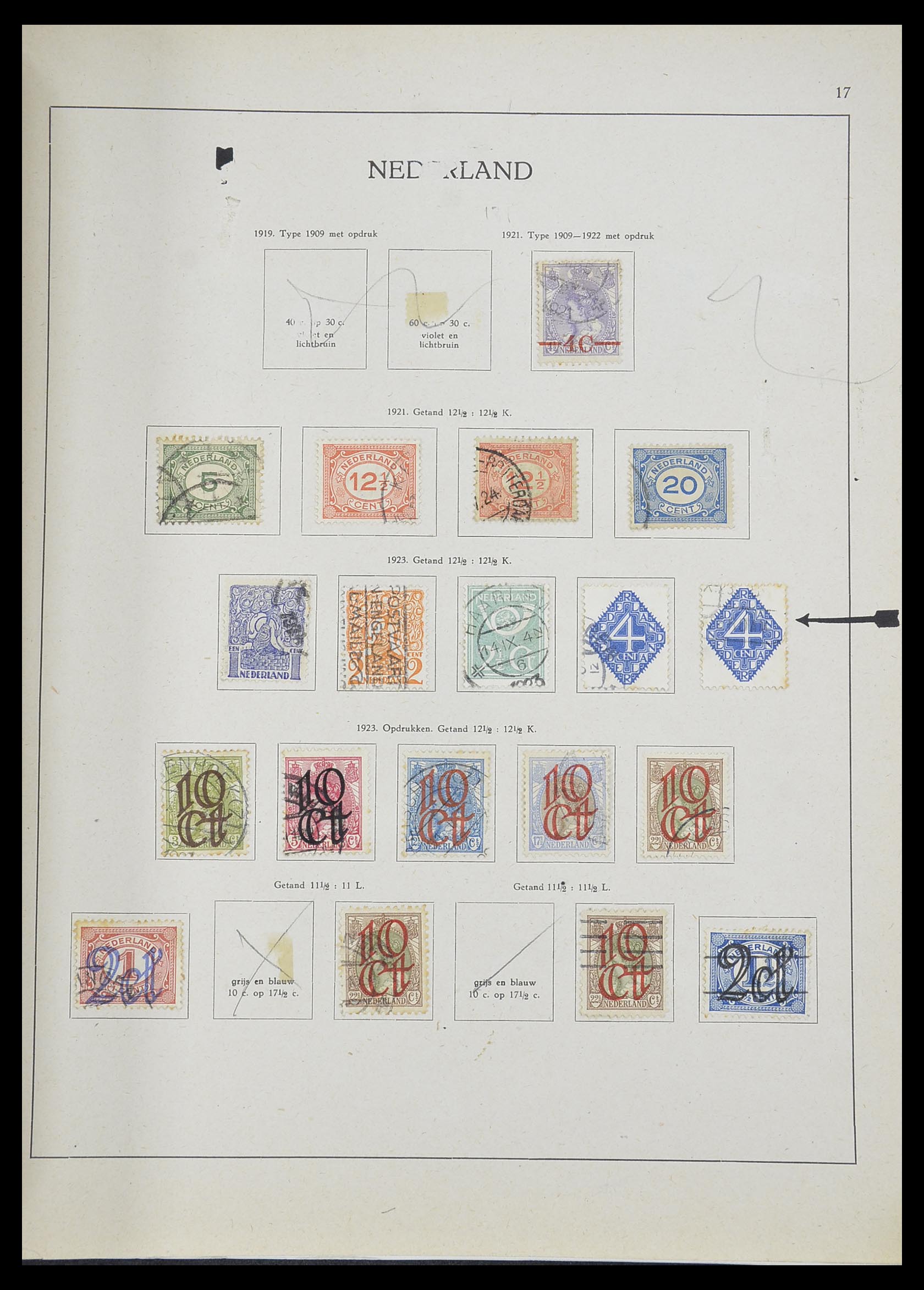 33605 033 - Stamp collection 33605 Netherlands 1852-1944.