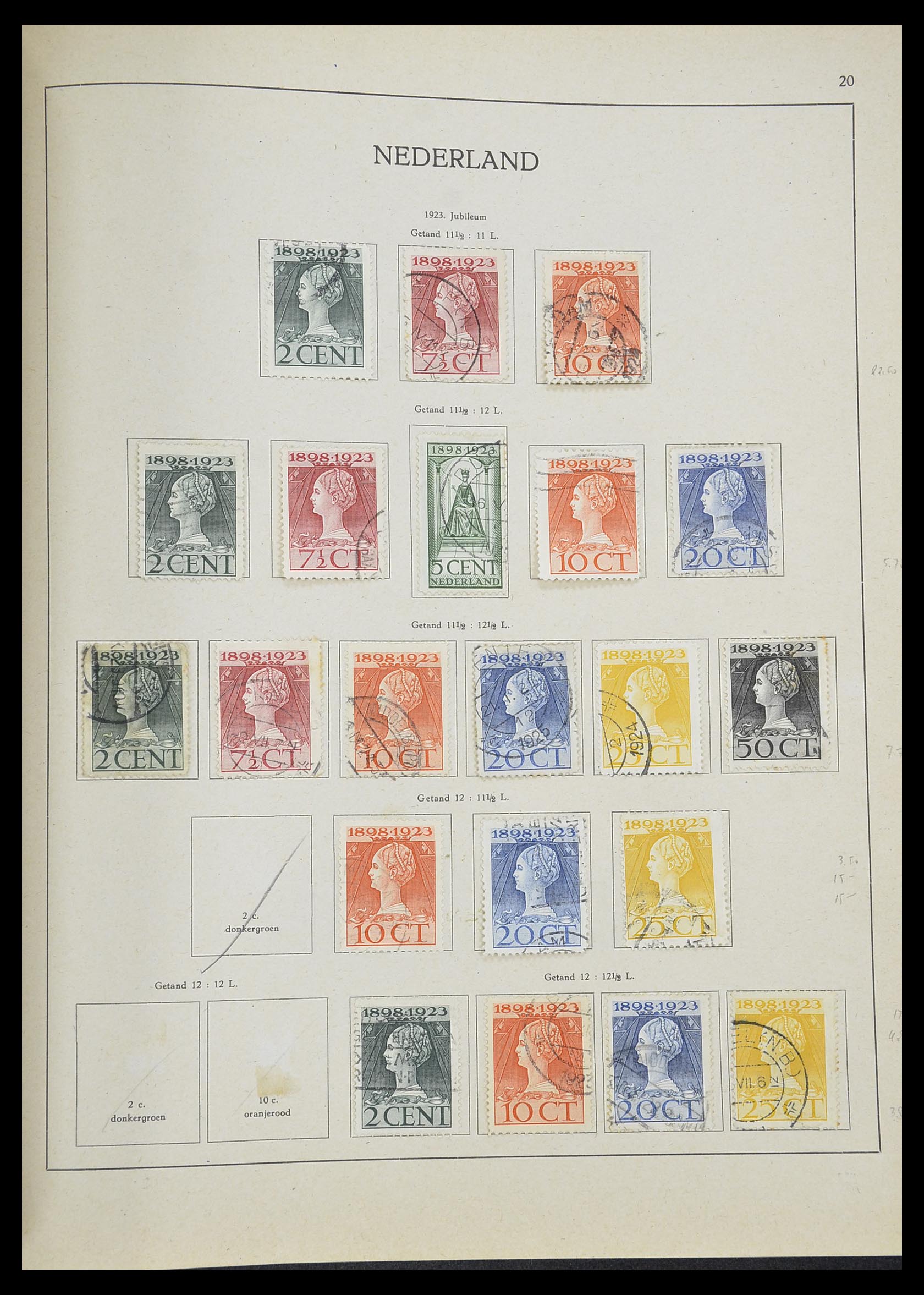 33605 036 - Stamp collection 33605 Netherlands 1852-1944.