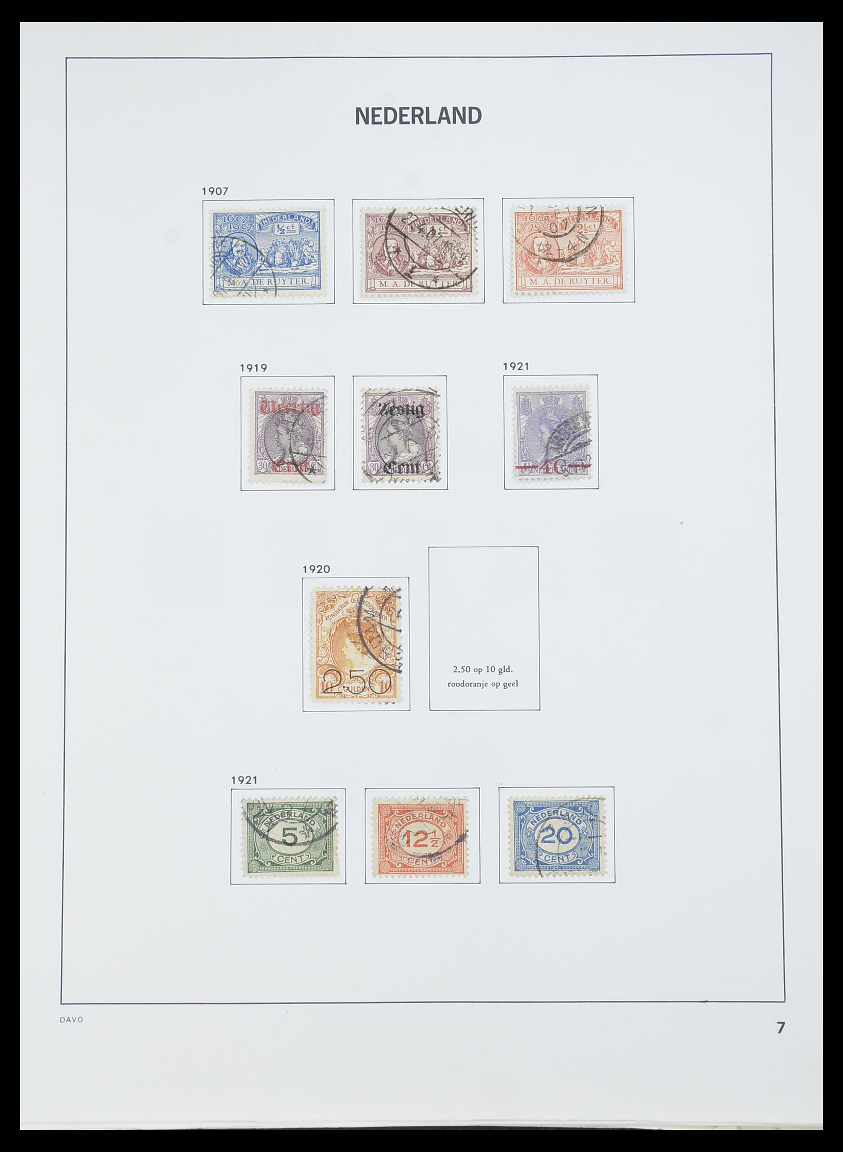 33605 037 - Stamp collection 33605 Netherlands 1852-1944.