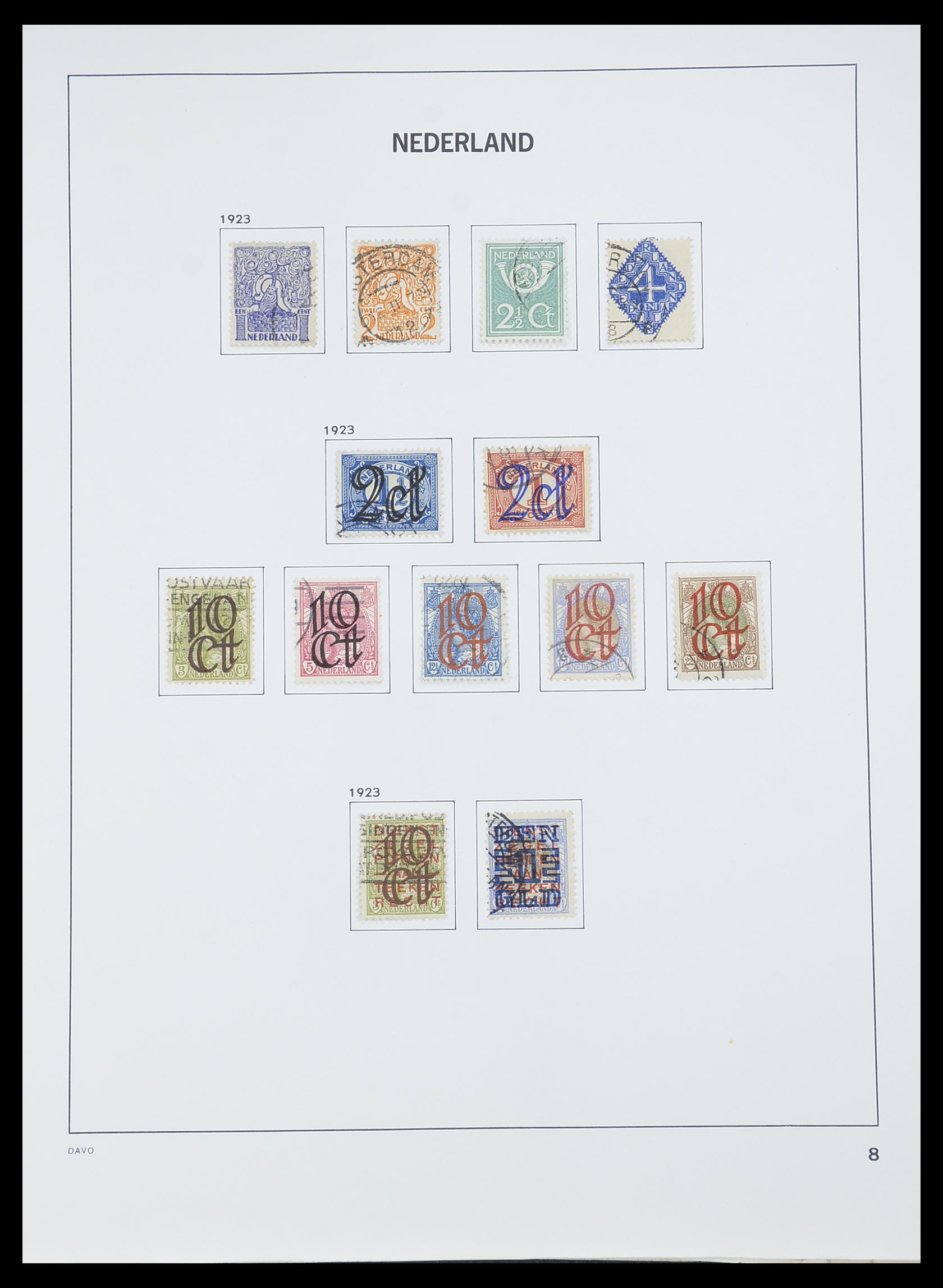 33605 038 - Stamp collection 33605 Netherlands 1852-1944.
