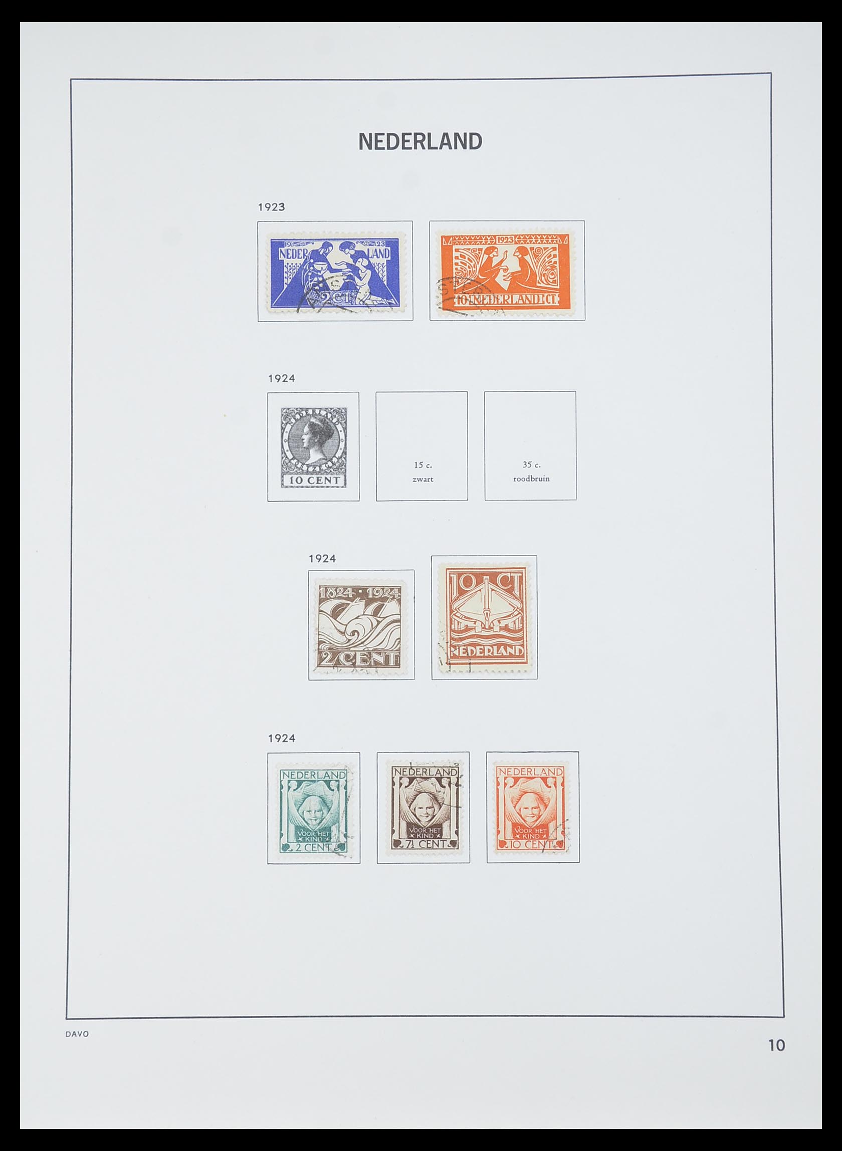 33605 054 - Stamp collection 33605 Netherlands 1852-1944.