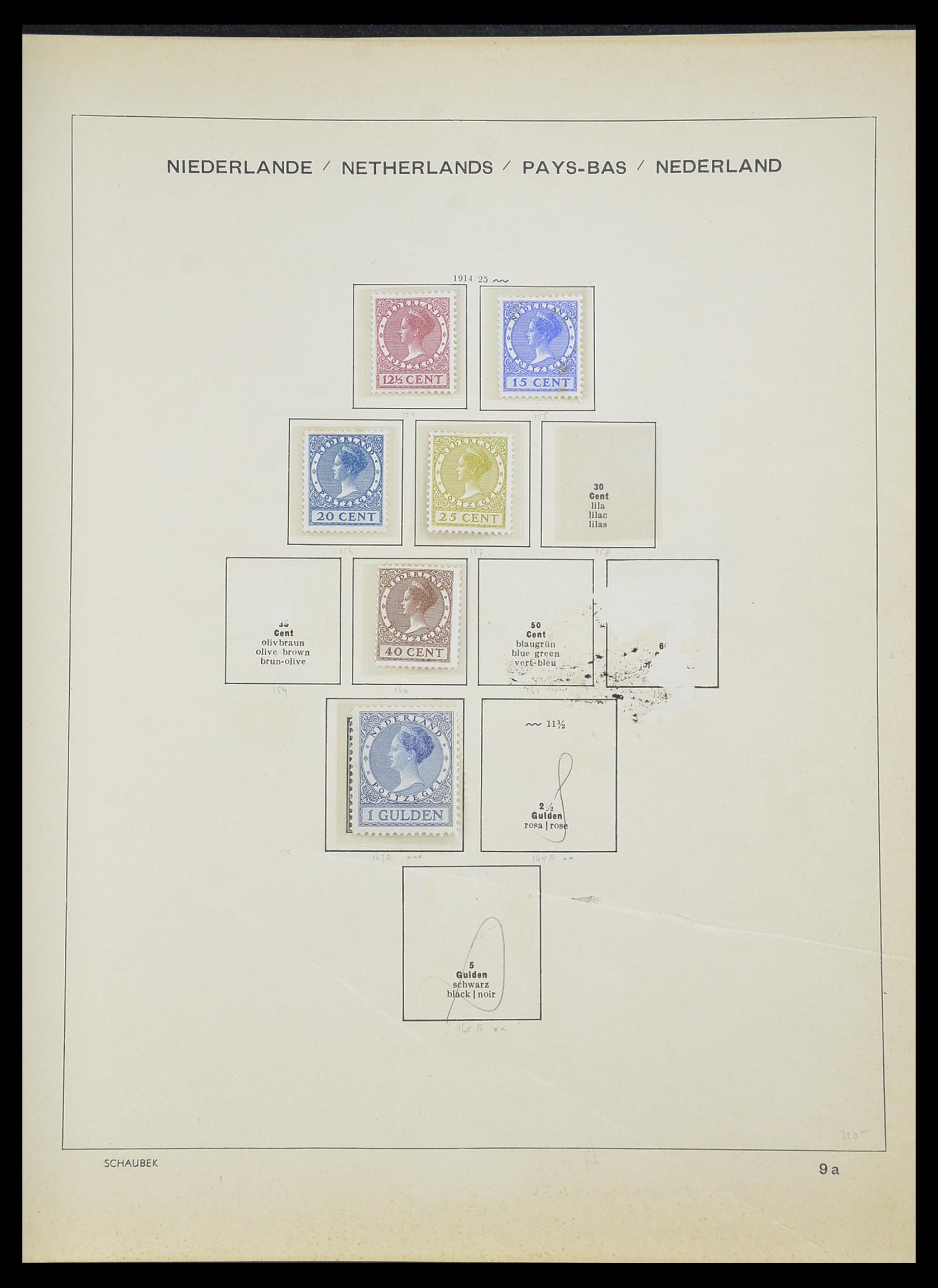 33605 056 - Stamp collection 33605 Netherlands 1852-1944.