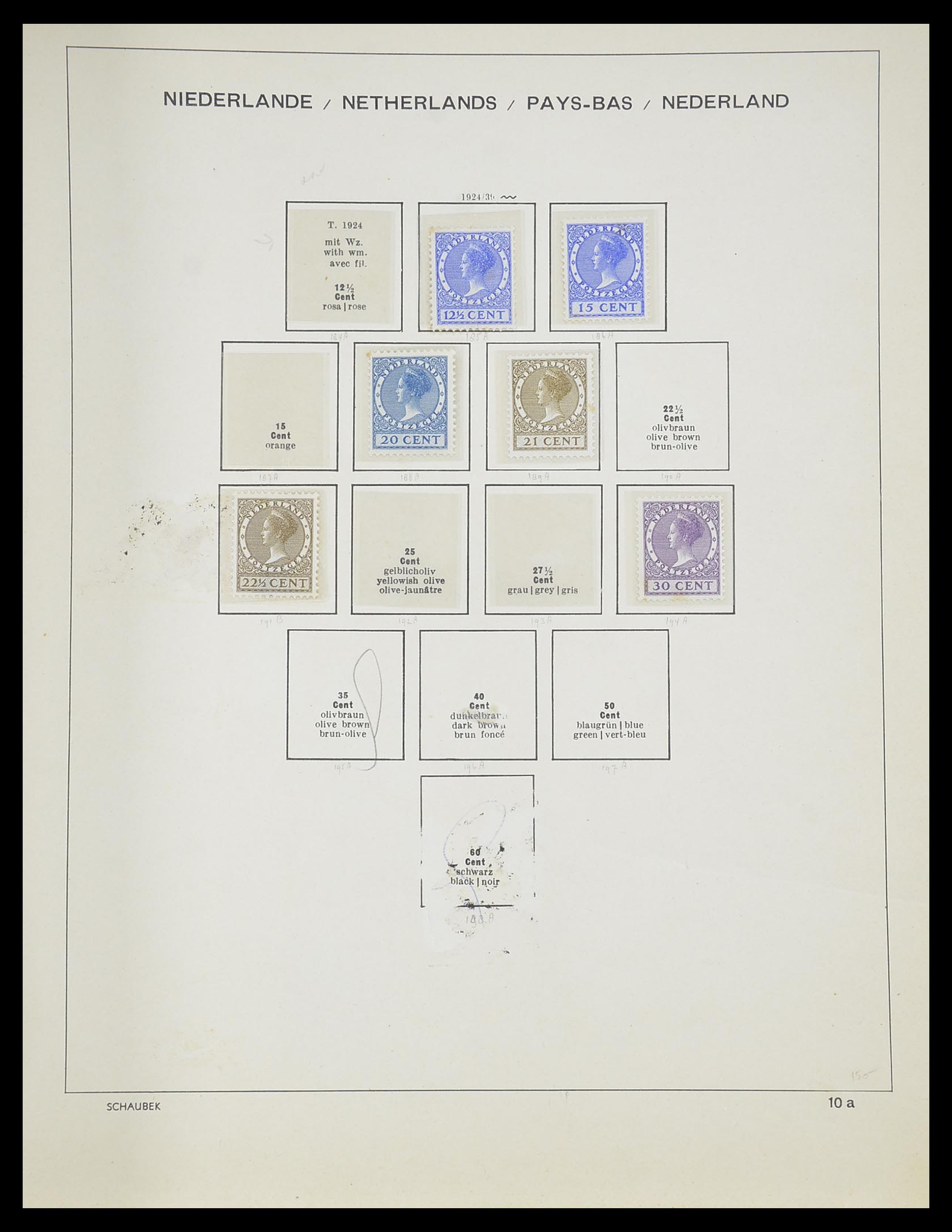 33605 058 - Stamp collection 33605 Netherlands 1852-1944.