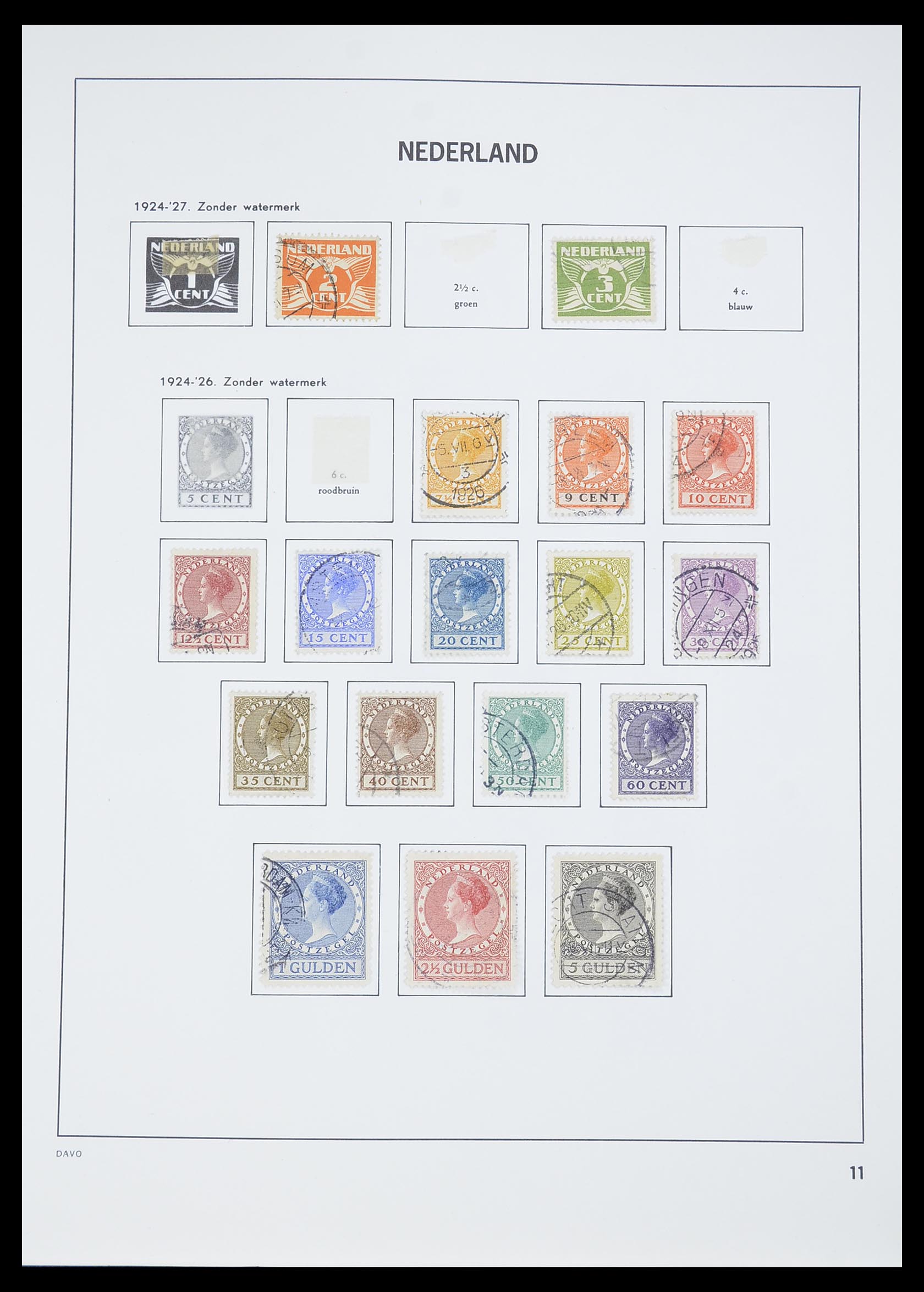 33605 061 - Stamp collection 33605 Netherlands 1852-1944.