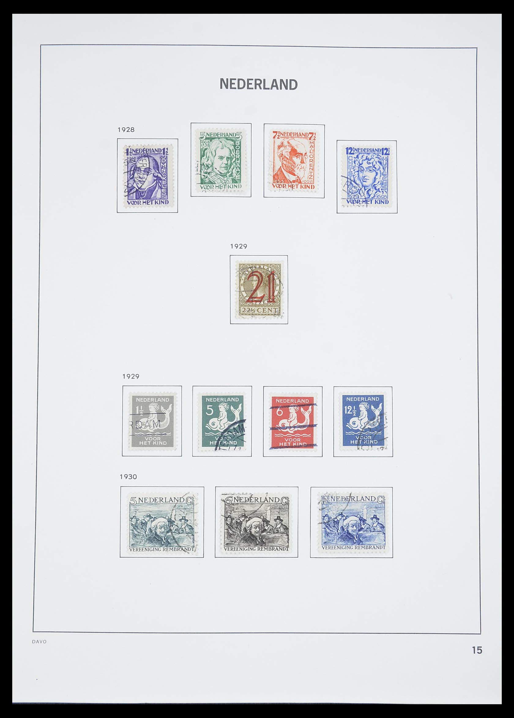 33605 065 - Stamp collection 33605 Netherlands 1852-1944.