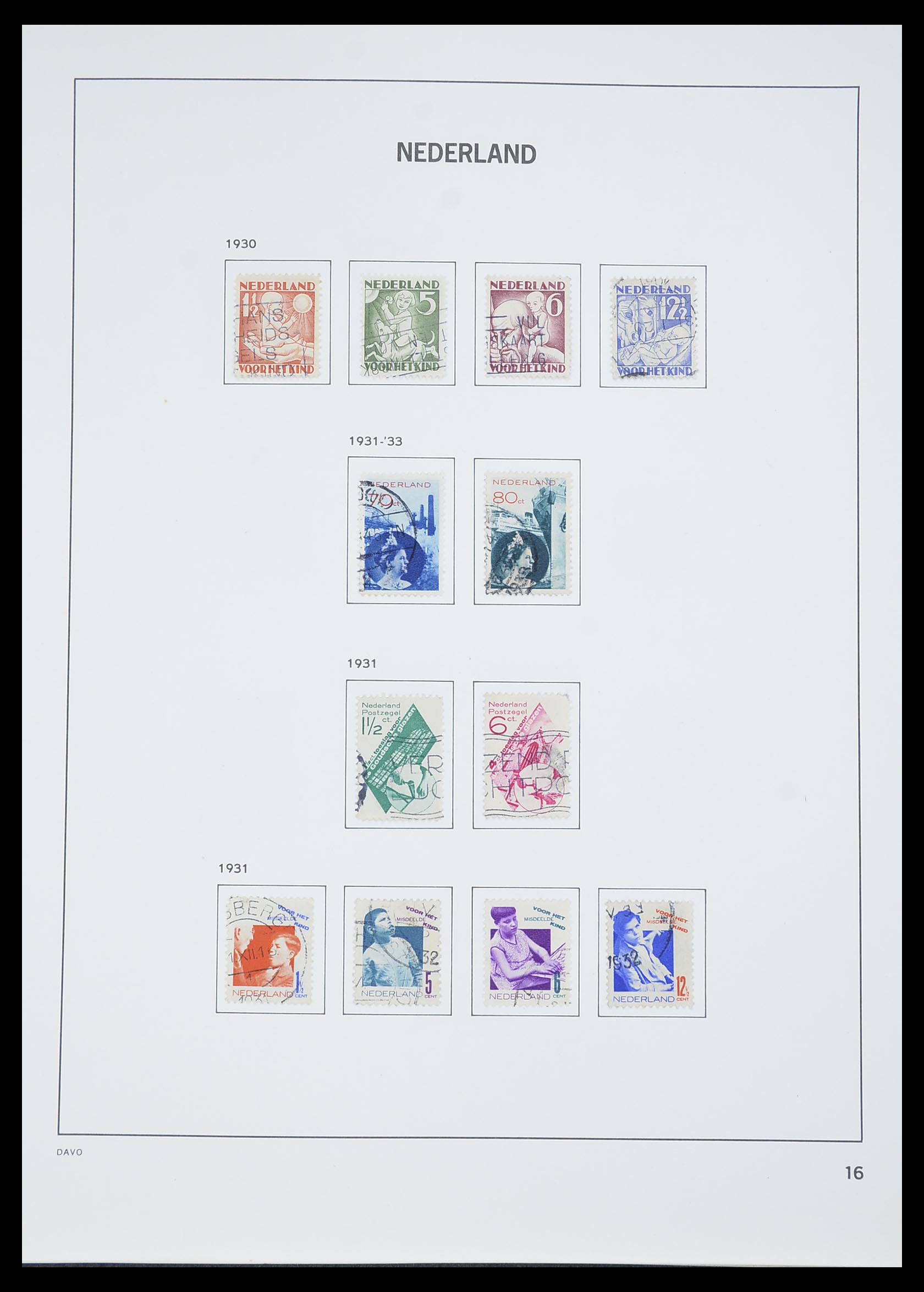 33605 066 - Stamp collection 33605 Netherlands 1852-1944.