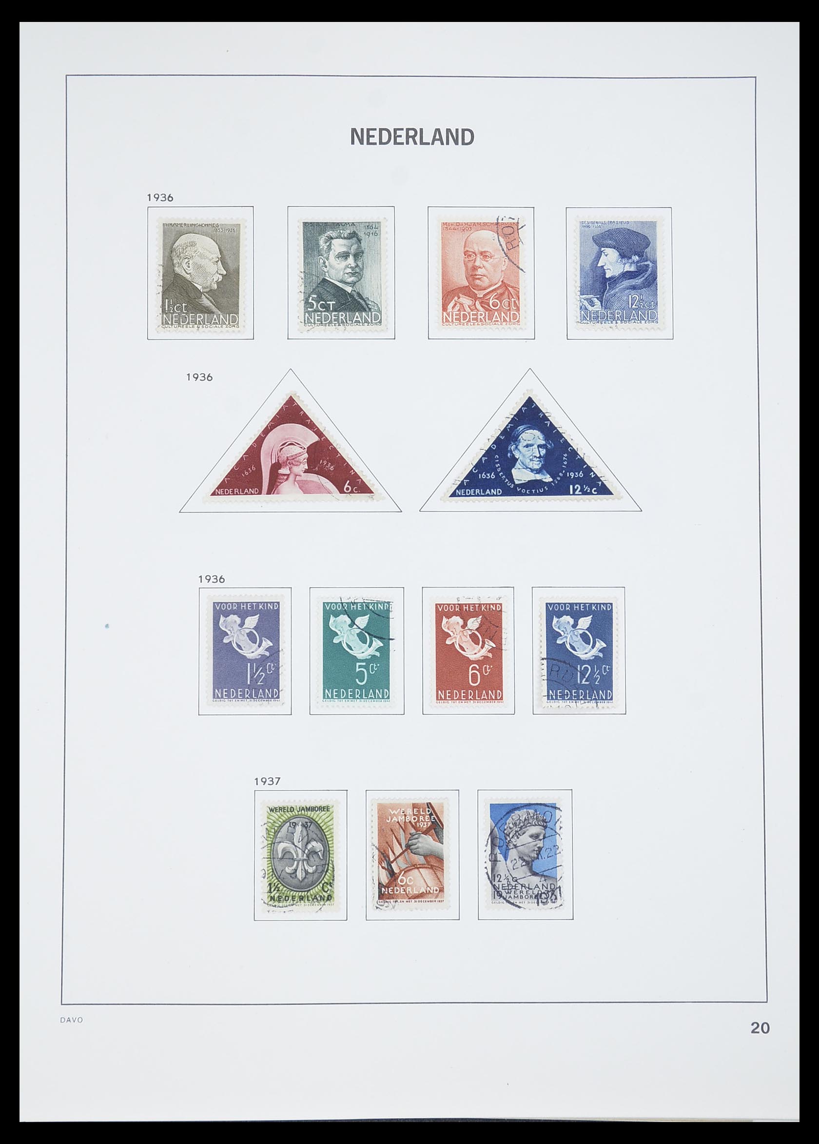 33605 070 - Stamp collection 33605 Netherlands 1852-1944.