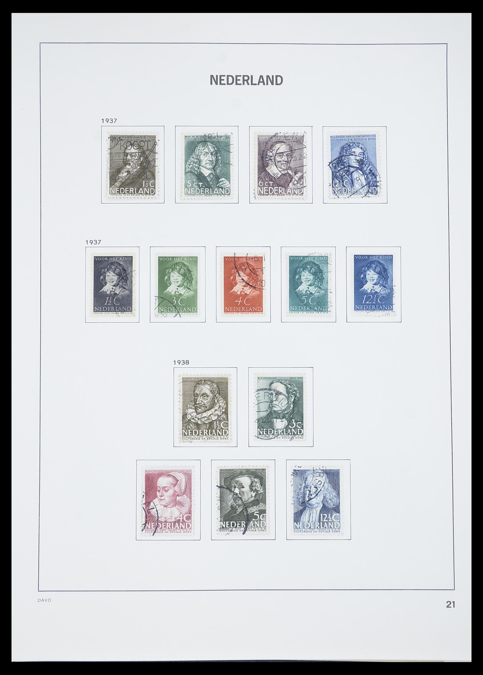 33605 071 - Stamp collection 33605 Netherlands 1852-1944.