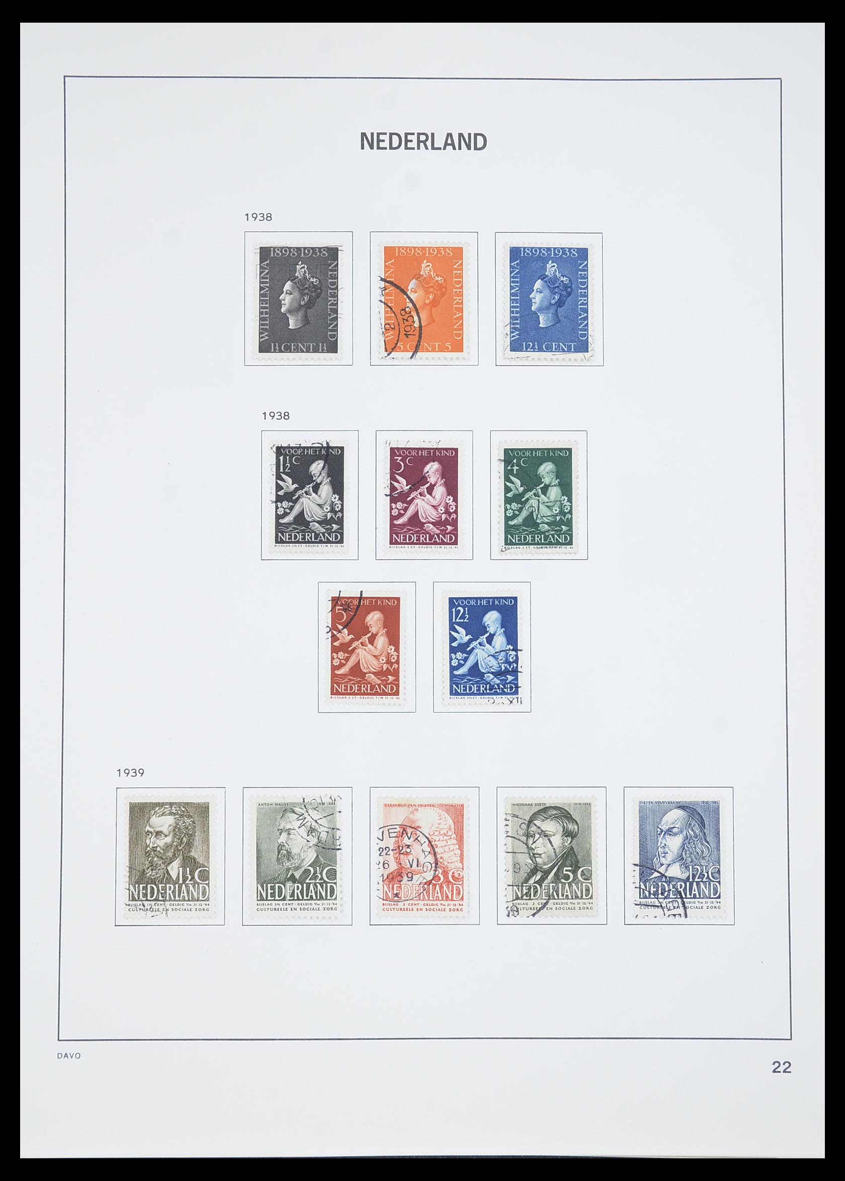 33605 072 - Stamp collection 33605 Netherlands 1852-1944.