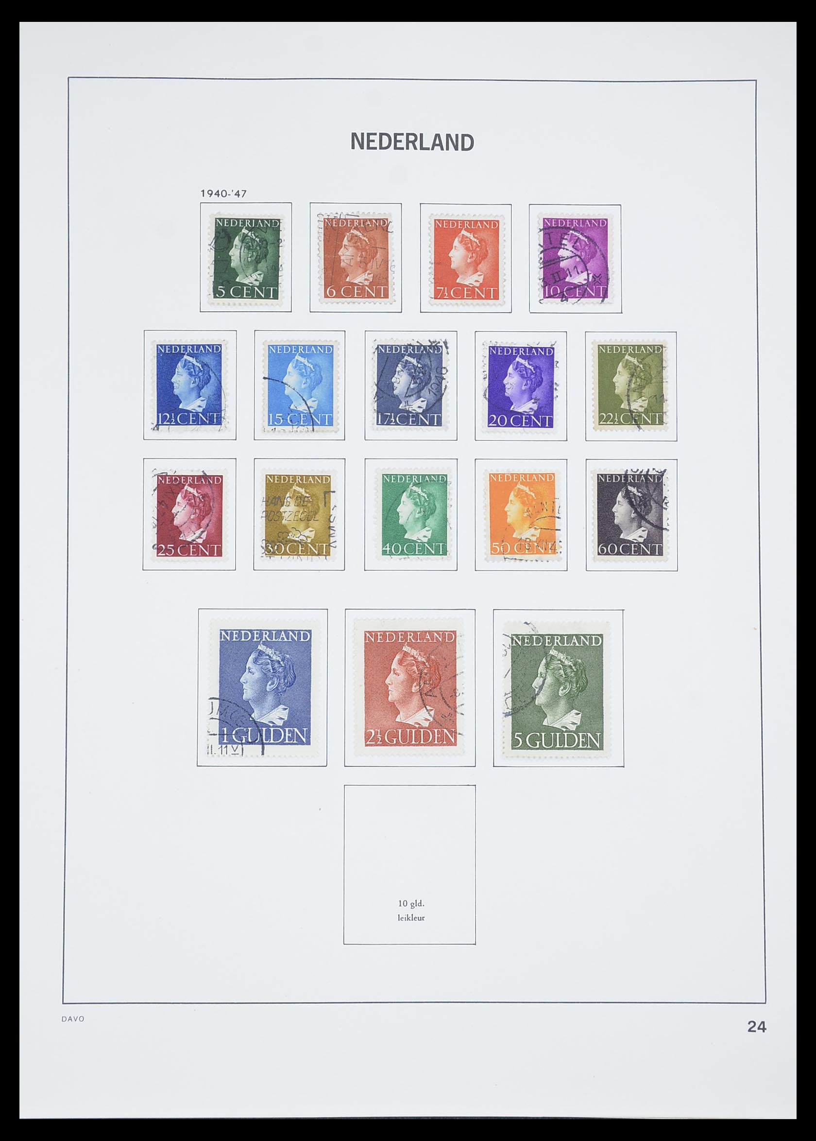 33605 074 - Stamp collection 33605 Netherlands 1852-1944.