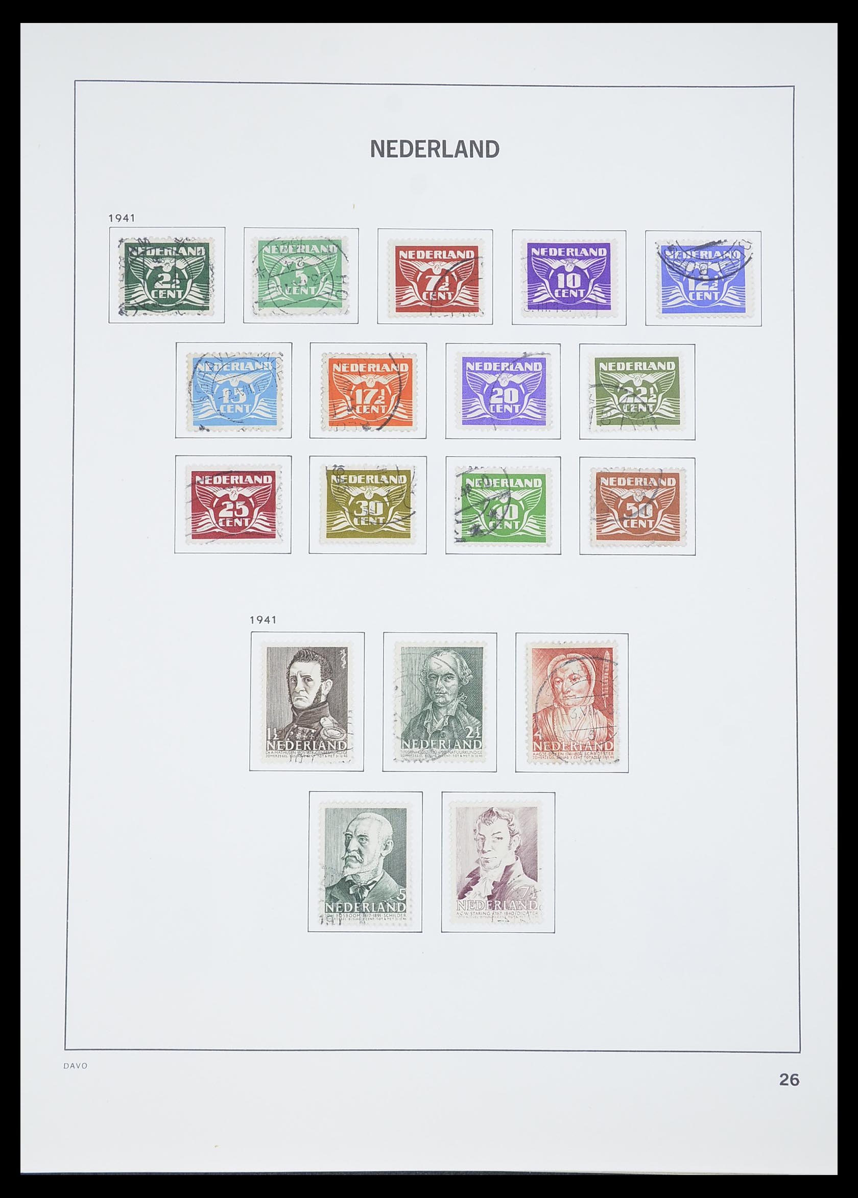 33605 076 - Stamp collection 33605 Netherlands 1852-1944.