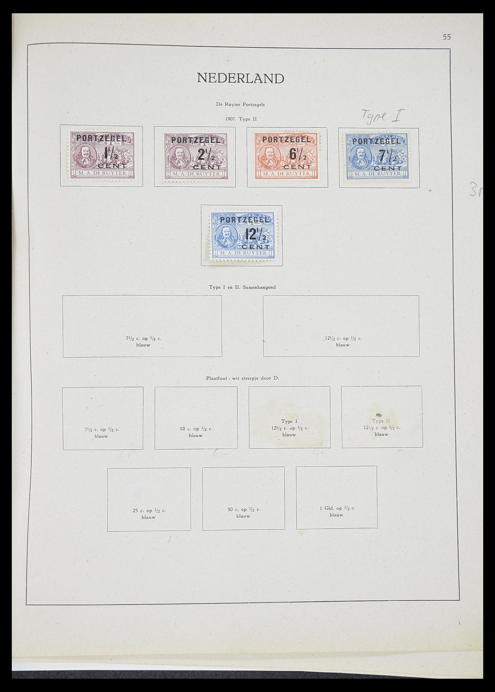 33605 086 - Stamp collection 33605 Netherlands 1852-1944.
