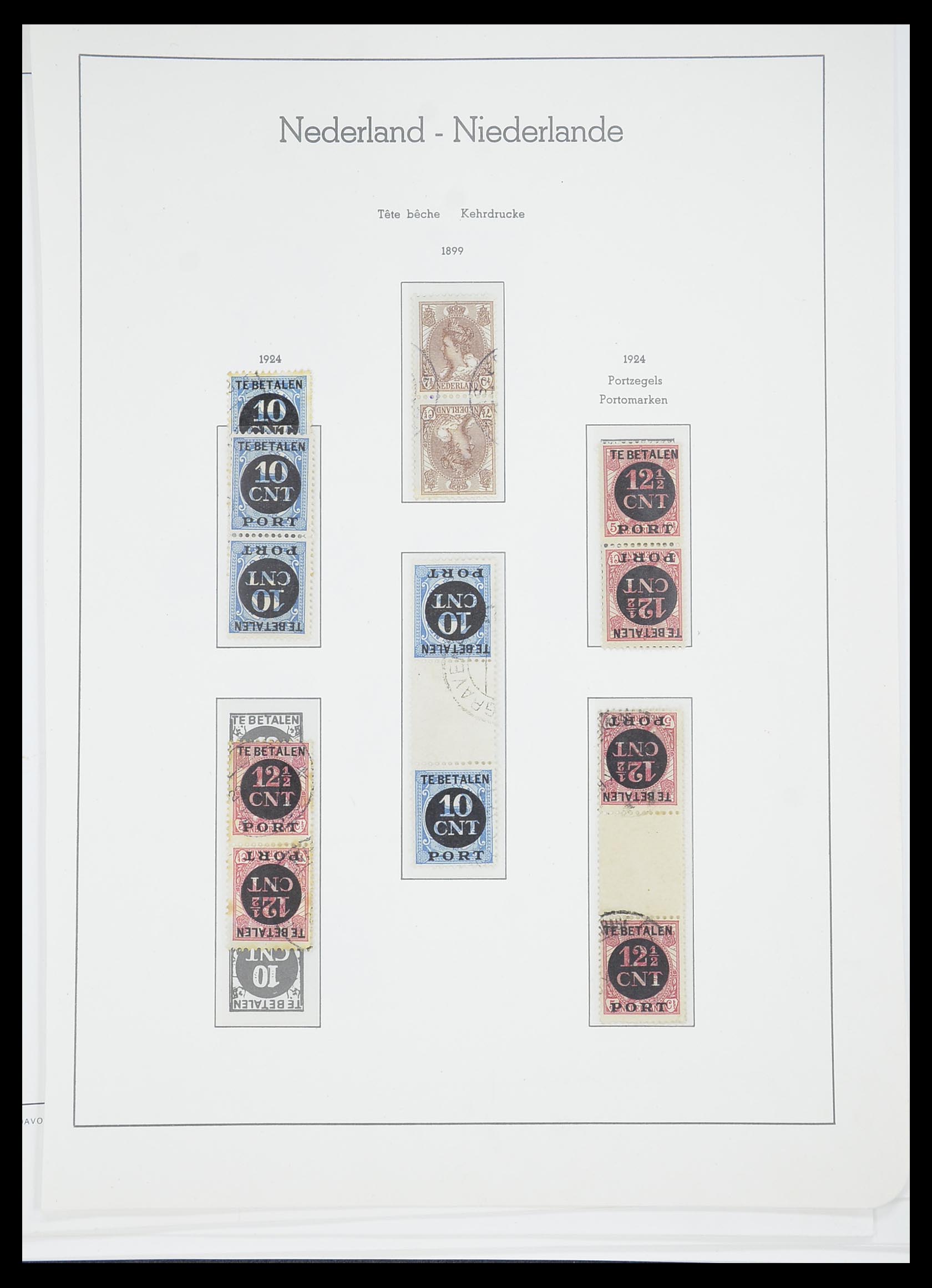 33605 093 - Stamp collection 33605 Netherlands 1852-1944.