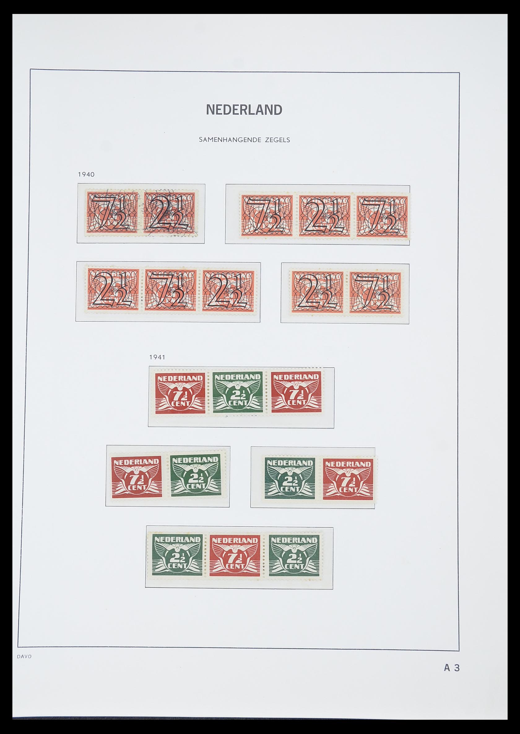 33605 095 - Stamp collection 33605 Netherlands 1852-1944.