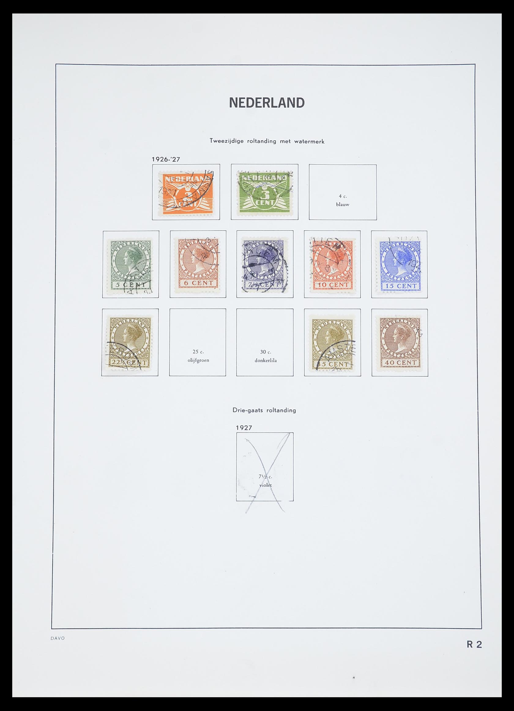 33605 100 - Stamp collection 33605 Netherlands 1852-1944.