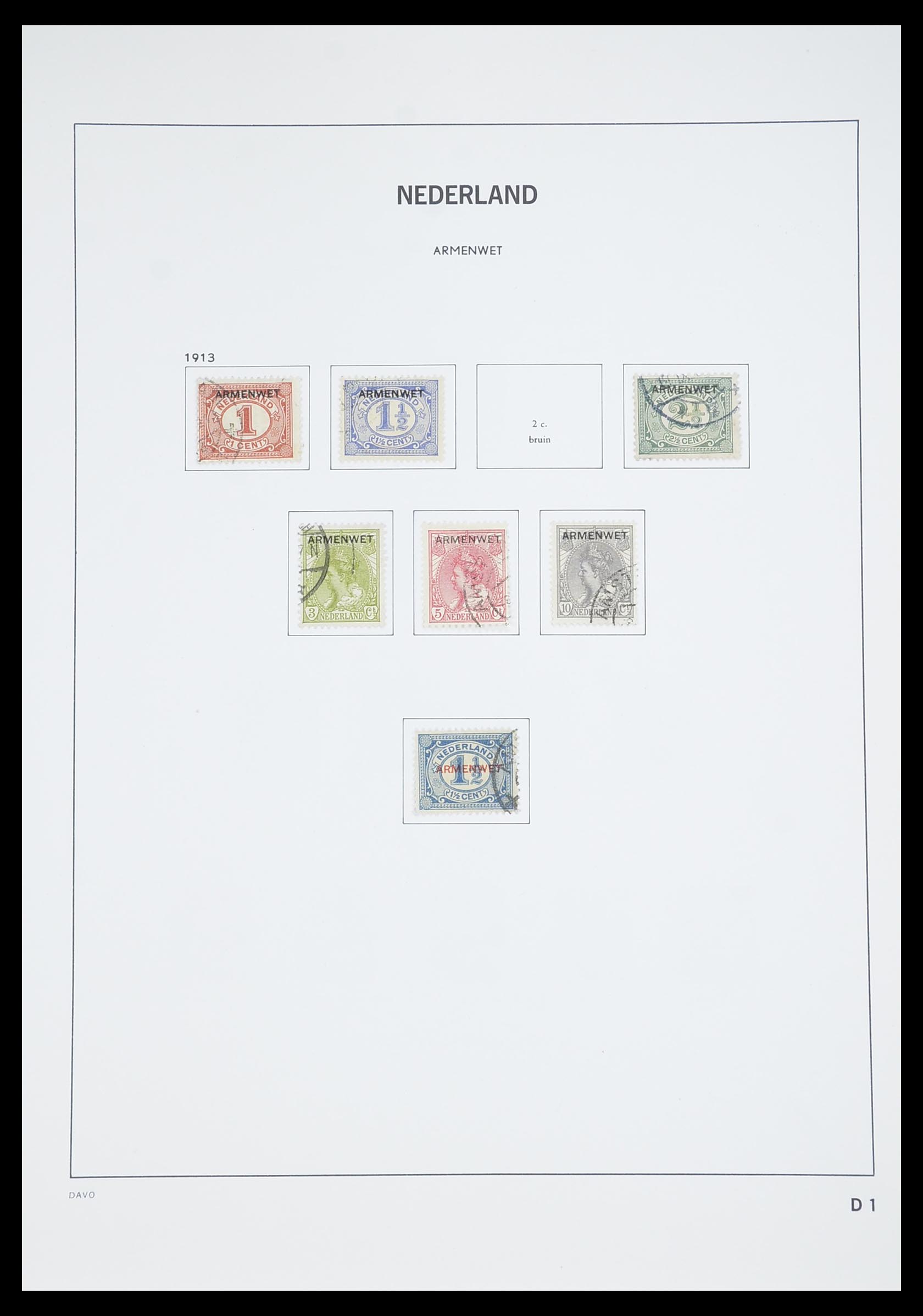 33605 110 - Stamp collection 33605 Netherlands 1852-1944.