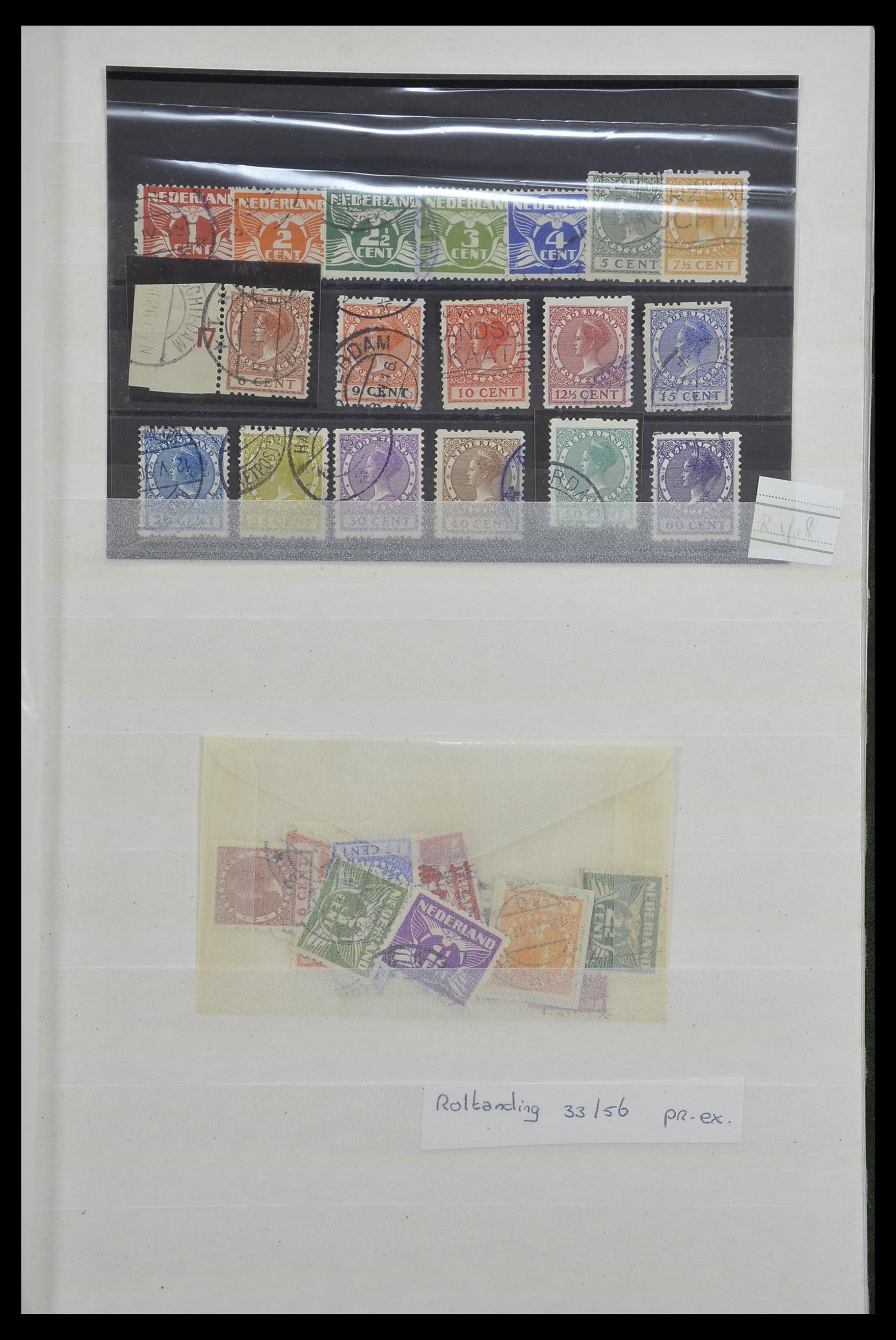 33607 017 - Stamp collection 33607 Netherlands key stamps 1852-1942.