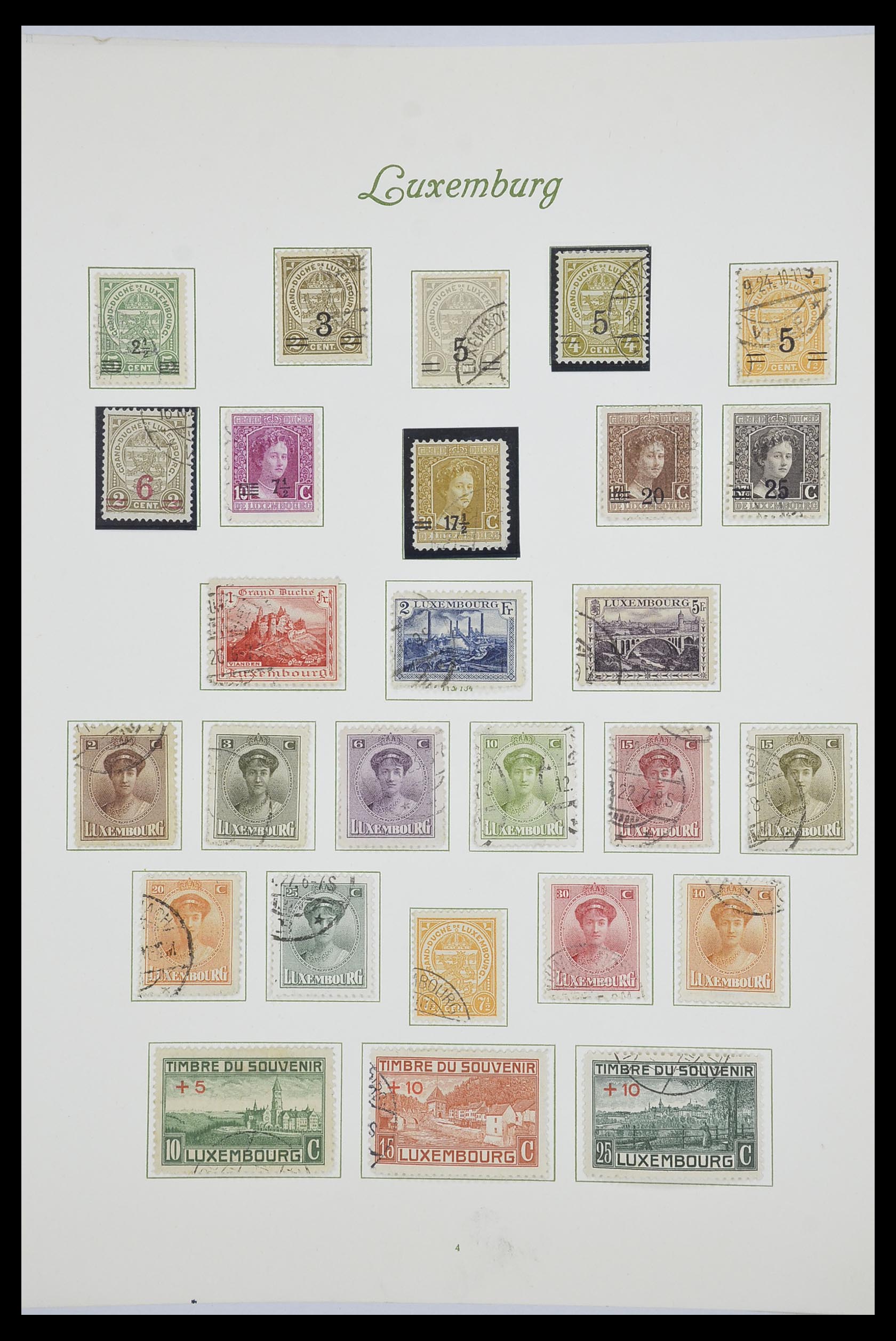 33609 011 - Postzegelverzameling 33609 Luxemburg 1852-1968.