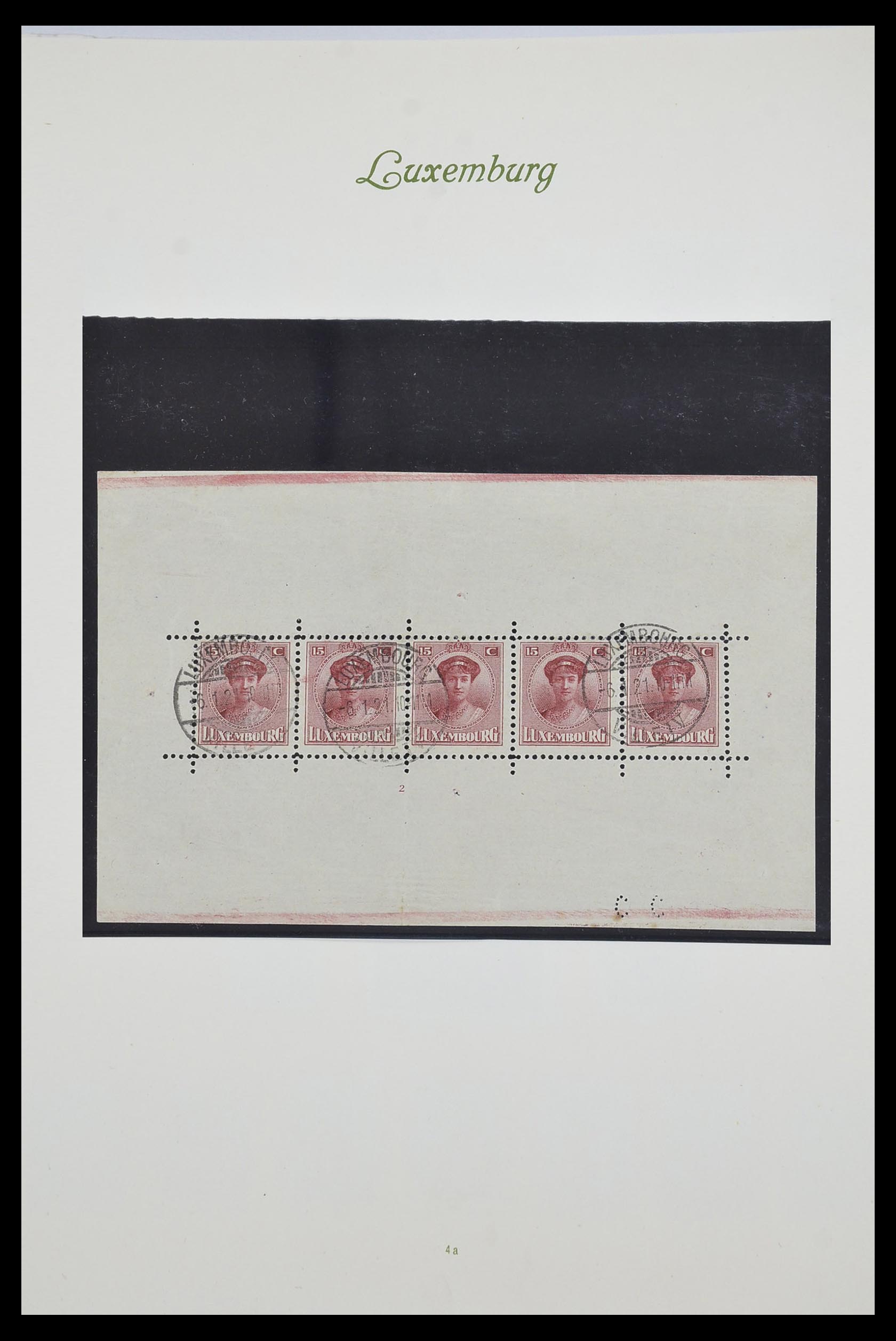 33609 012 - Postzegelverzameling 33609 Luxemburg 1852-1968.
