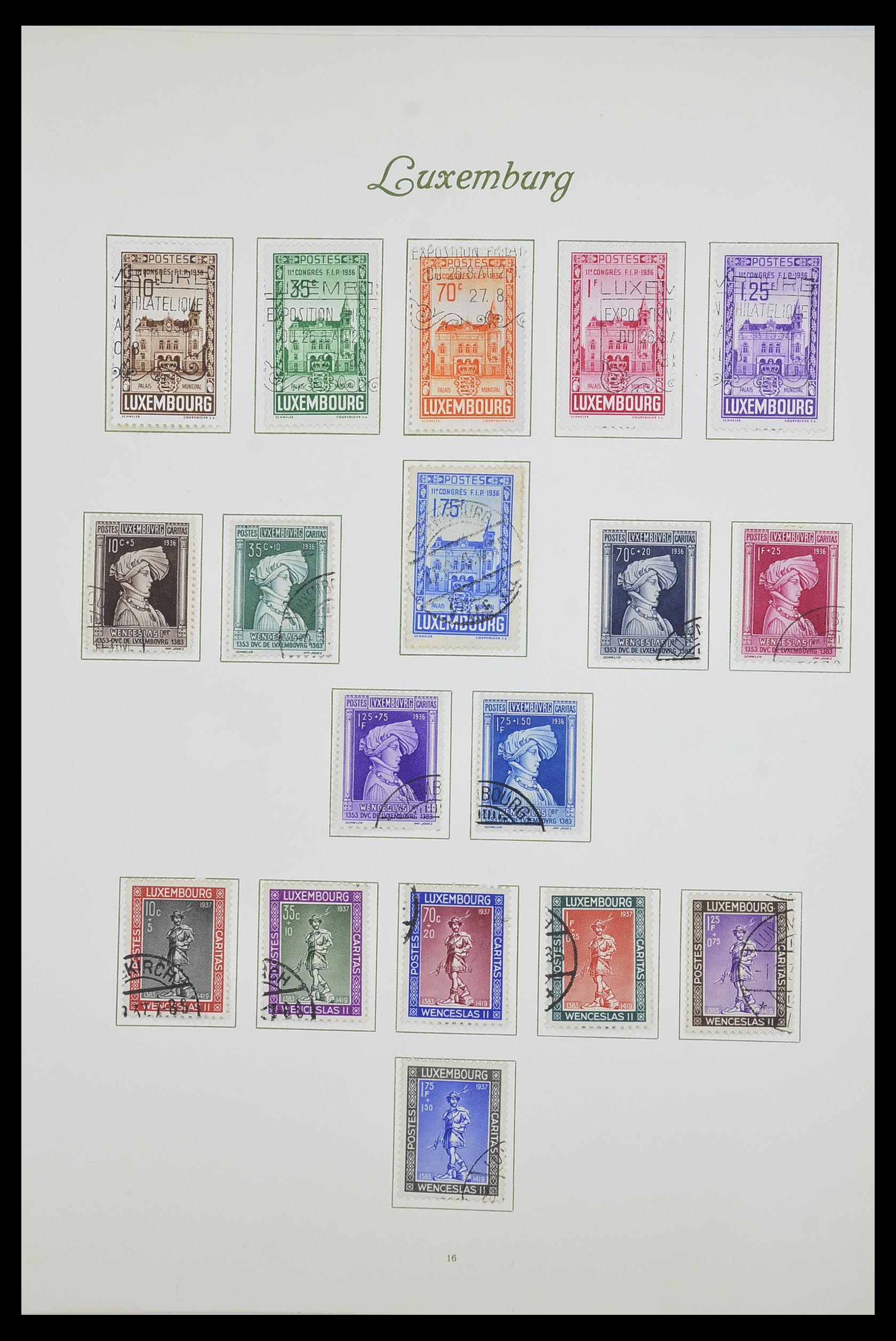 33609 024 - Stamp collection 33609 Luxembourg 1852-1968.