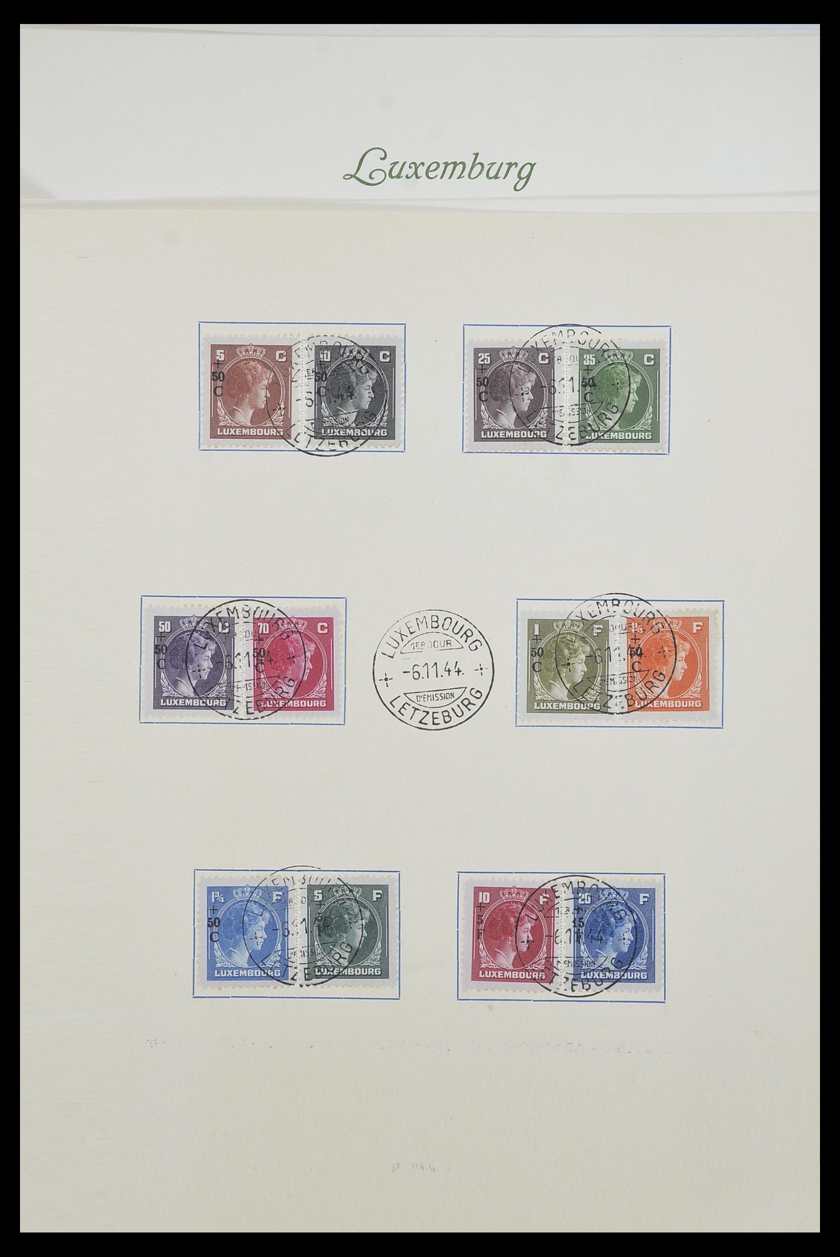 33609 029 - Stamp collection 33609 Luxembourg 1852-1968.