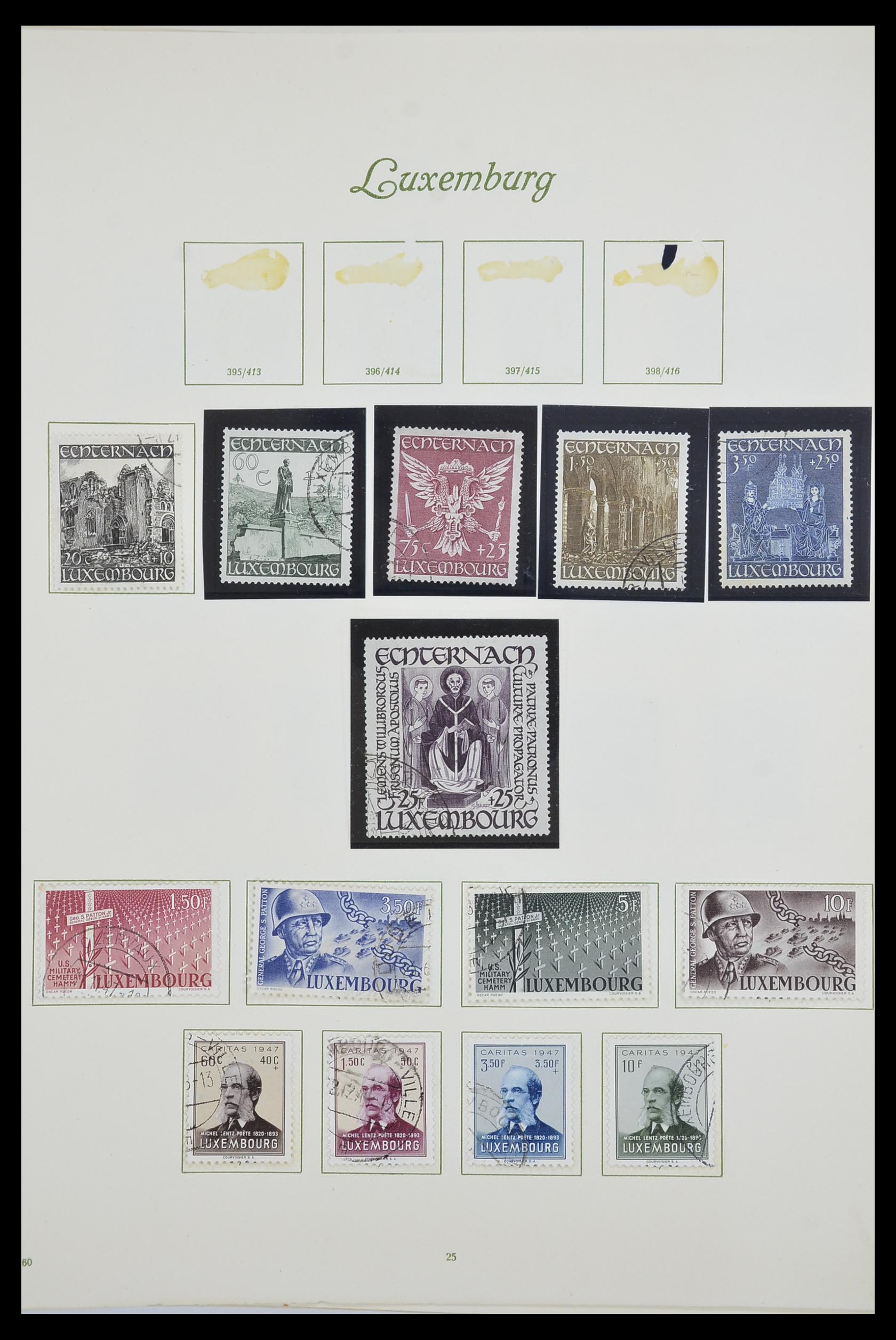 33609 032 - Postzegelverzameling 33609 Luxemburg 1852-1968.