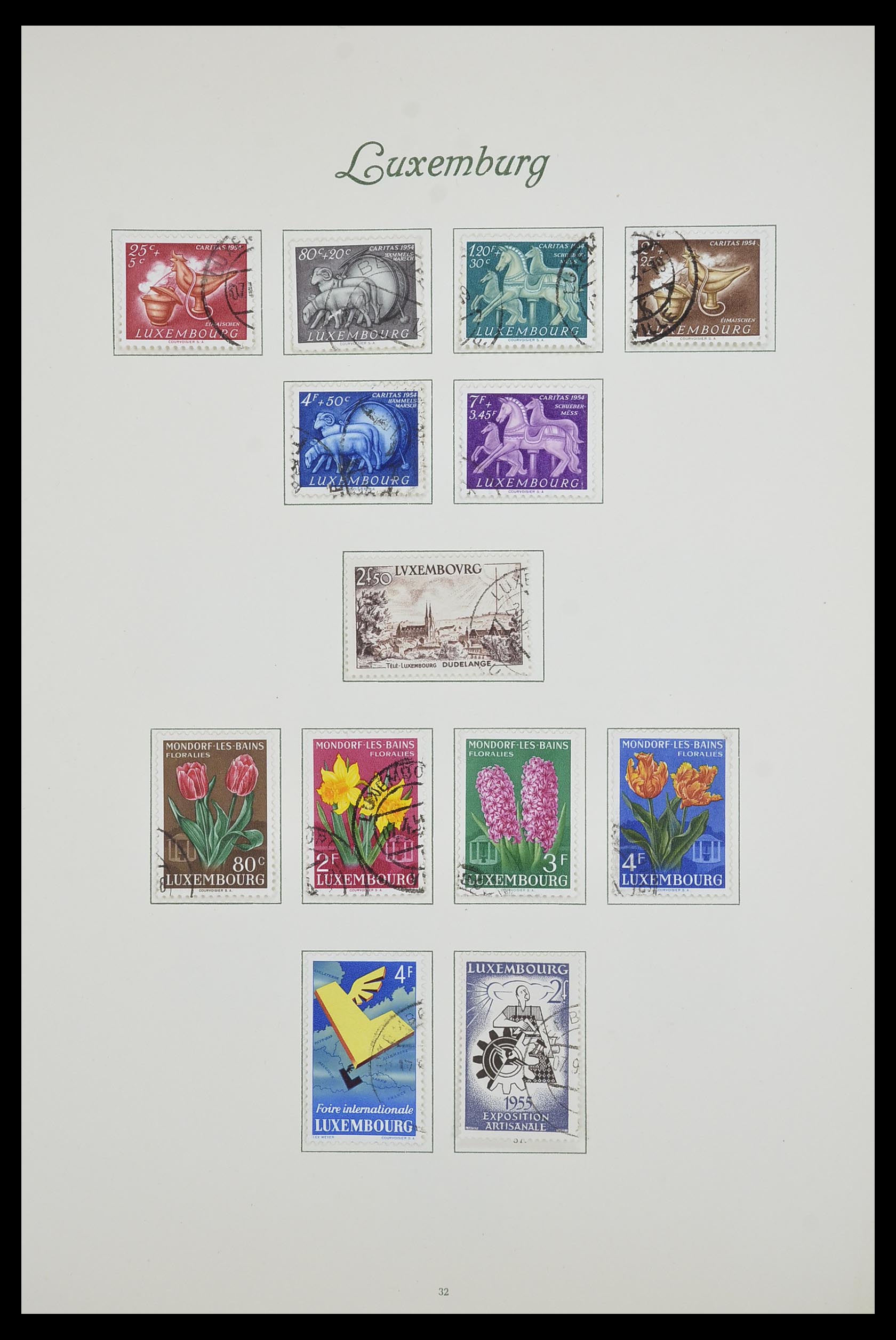 33609 038 - Postzegelverzameling 33609 Luxemburg 1852-1968.