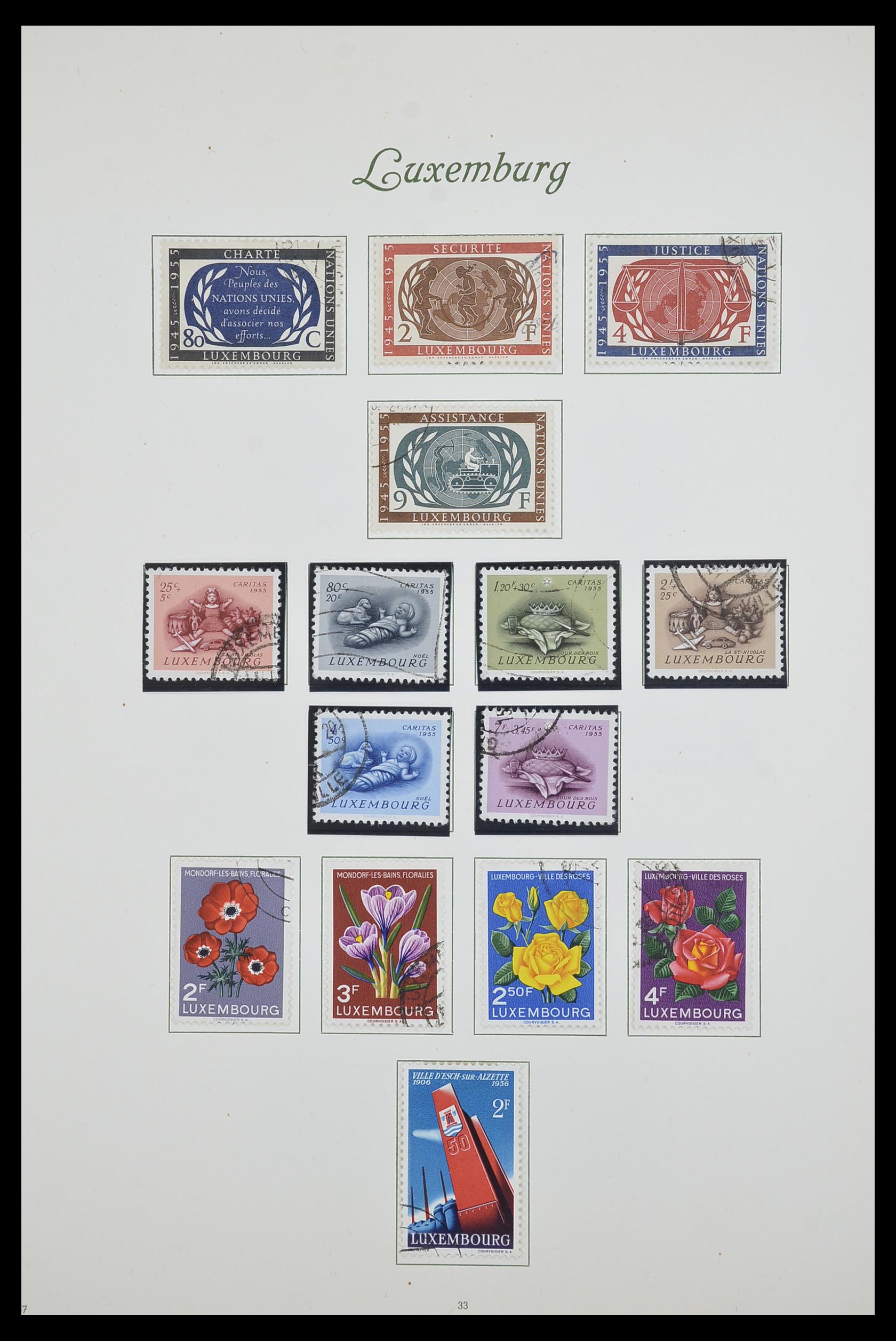 33609 039 - Stamp collection 33609 Luxembourg 1852-1968.