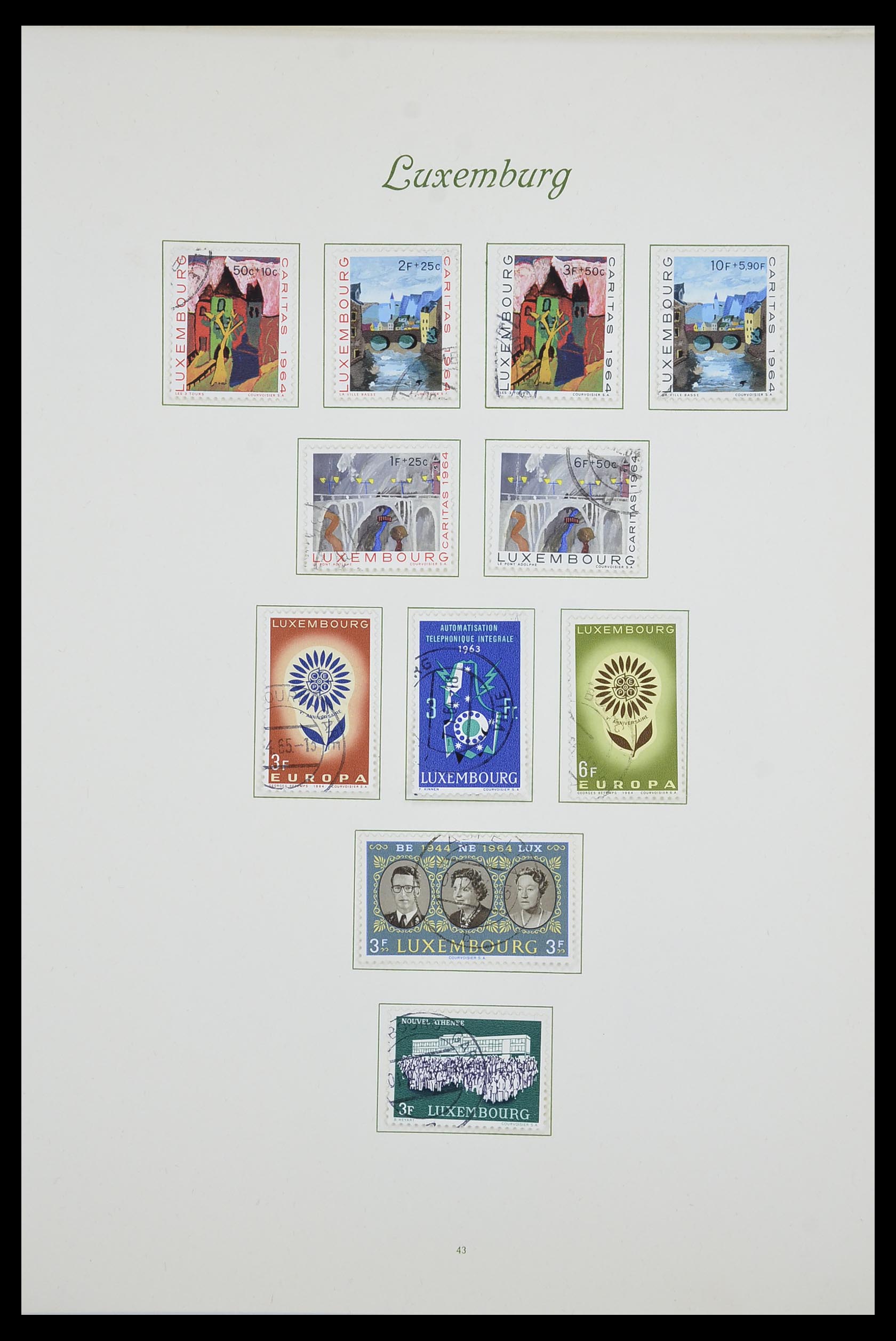 33609 049 - Postzegelverzameling 33609 Luxemburg 1852-1968.