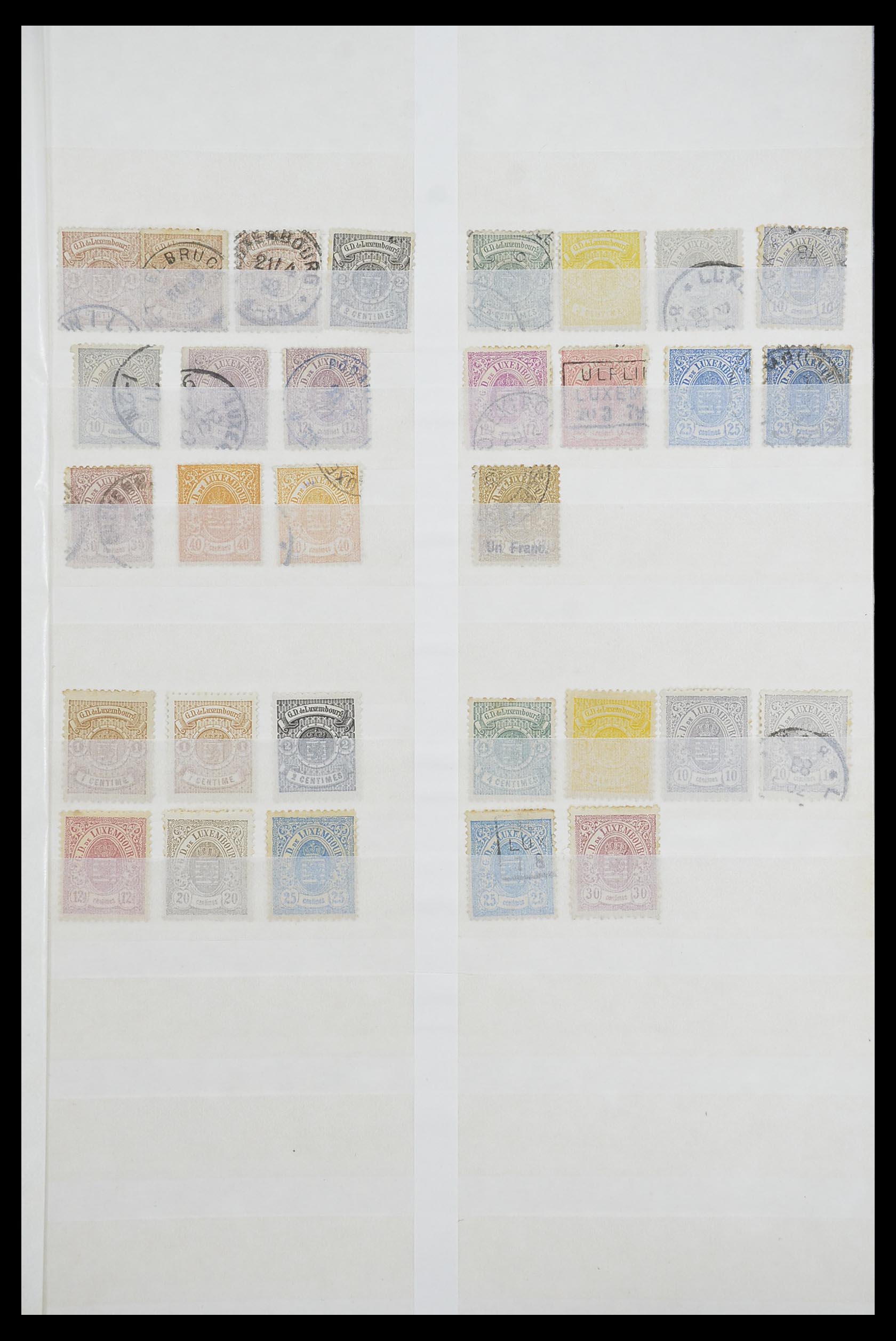 33610 003 - Postzegelverzameling 33610 Luxemburg 1852-1955.