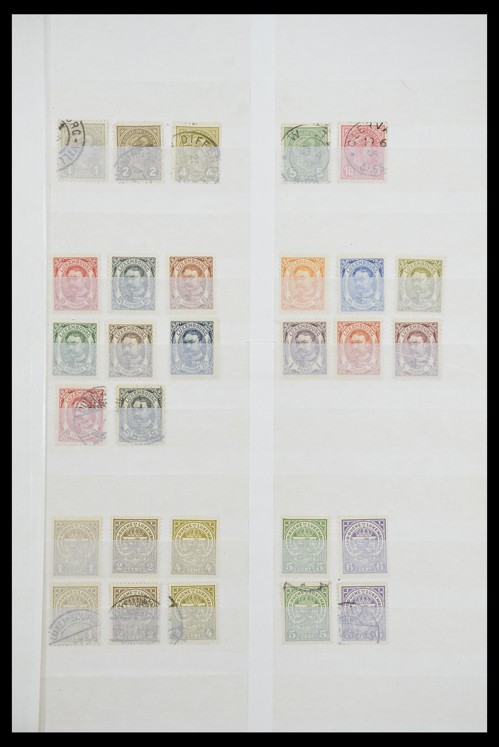 33610 005 - Postzegelverzameling 33610 Luxemburg 1852-1955.