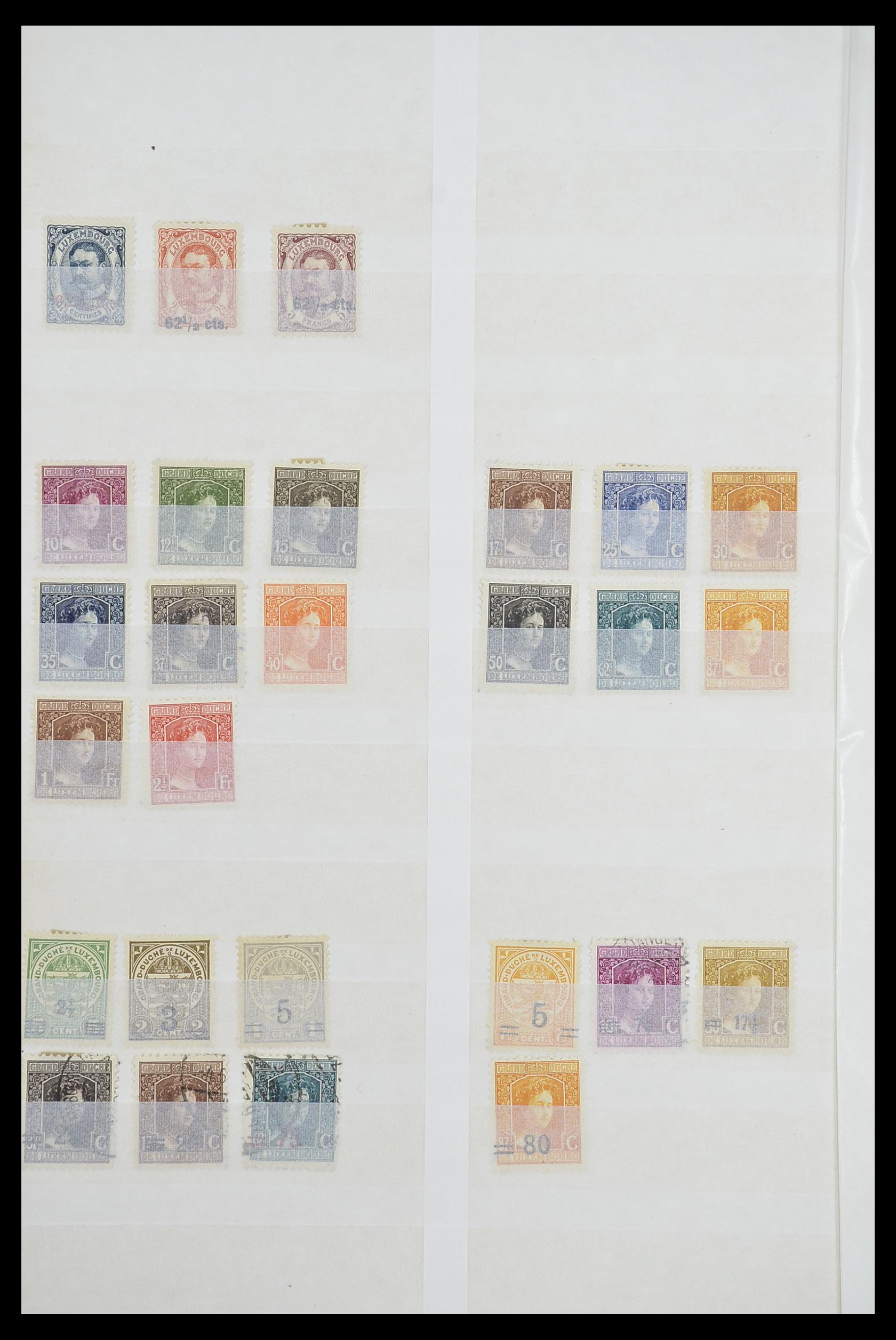 33610 006 - Postzegelverzameling 33610 Luxemburg 1852-1955.