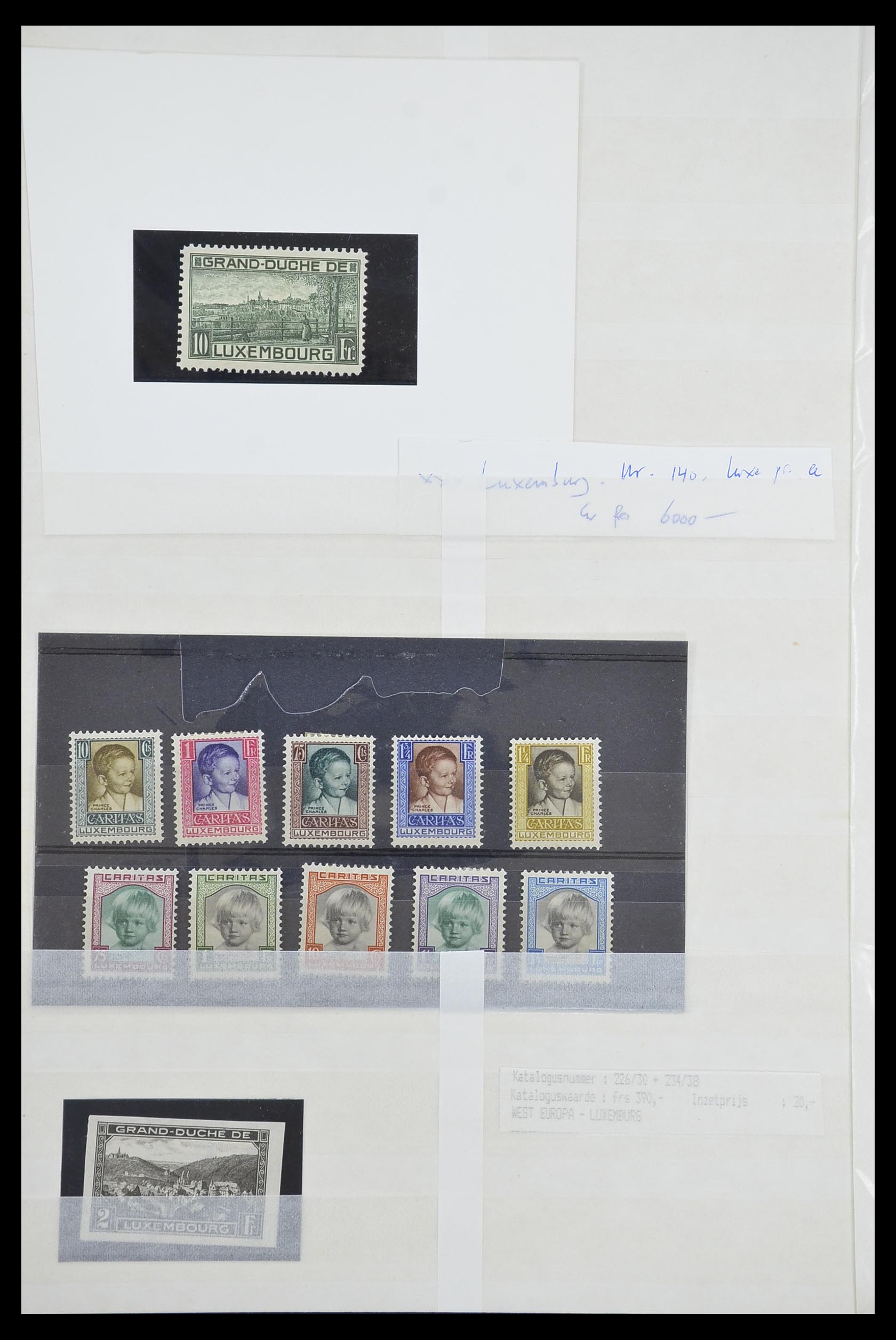 33610 008 - Postzegelverzameling 33610 Luxemburg 1852-1955.