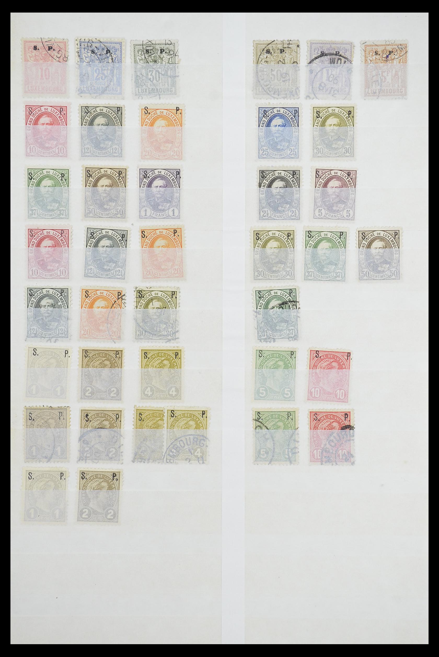 33610 024 - Postzegelverzameling 33610 Luxemburg 1852-1955.