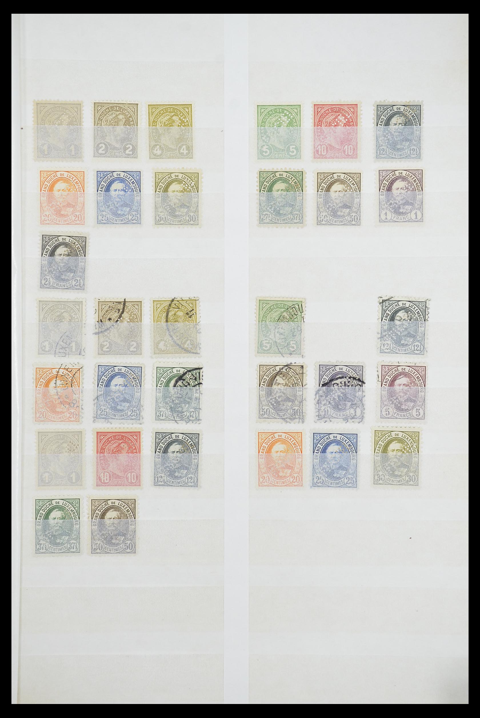 33610 025 - Postzegelverzameling 33610 Luxemburg 1852-1955.