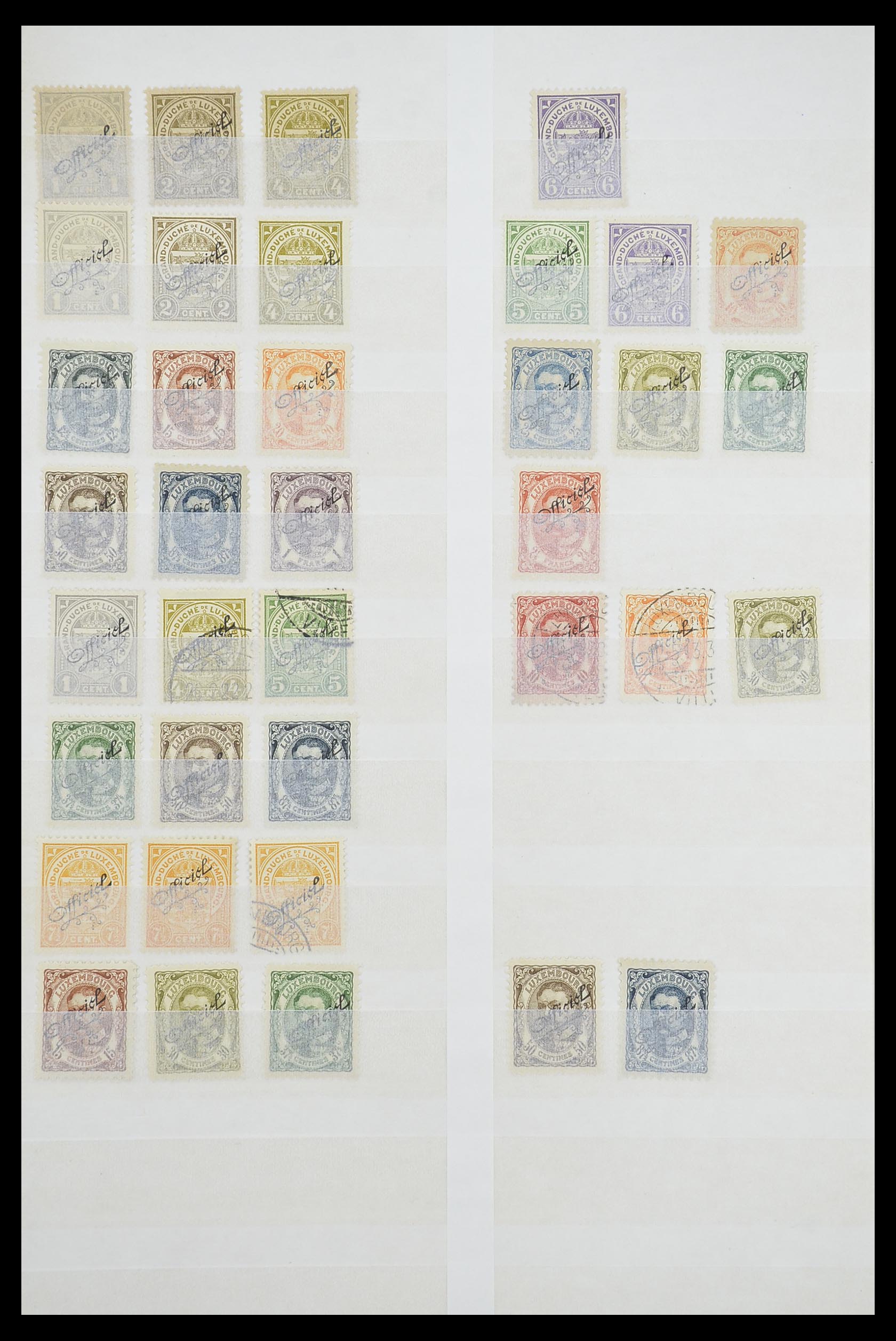 33610 026 - Stamp collection 33610 Luxembourg 1852-1955.
