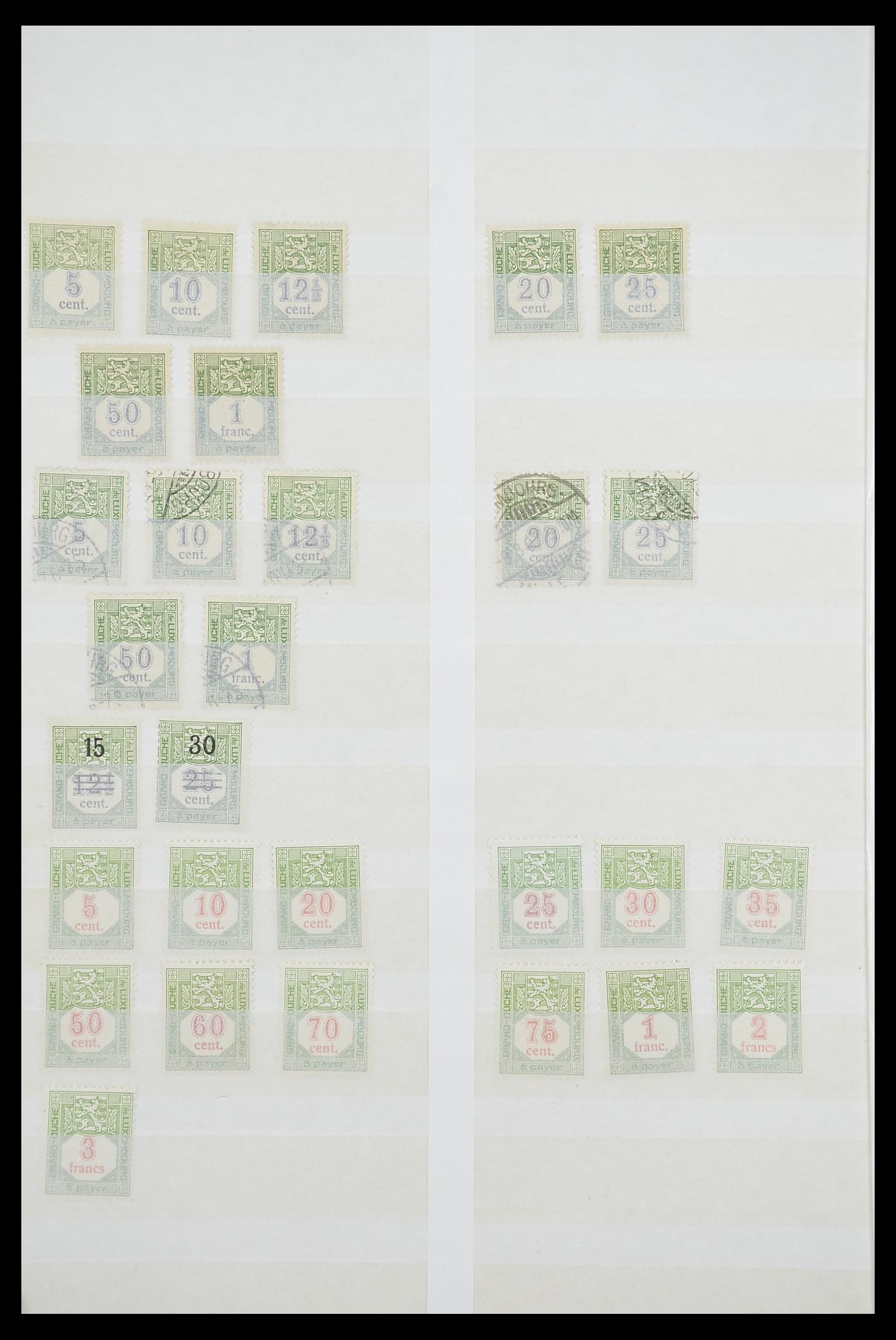 33610 030 - Postzegelverzameling 33610 Luxemburg 1852-1955.