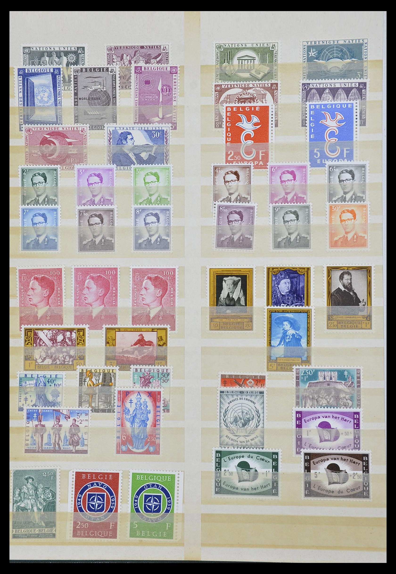 33613 002 - Stamp collection 33613 Belgium 1957-1983.