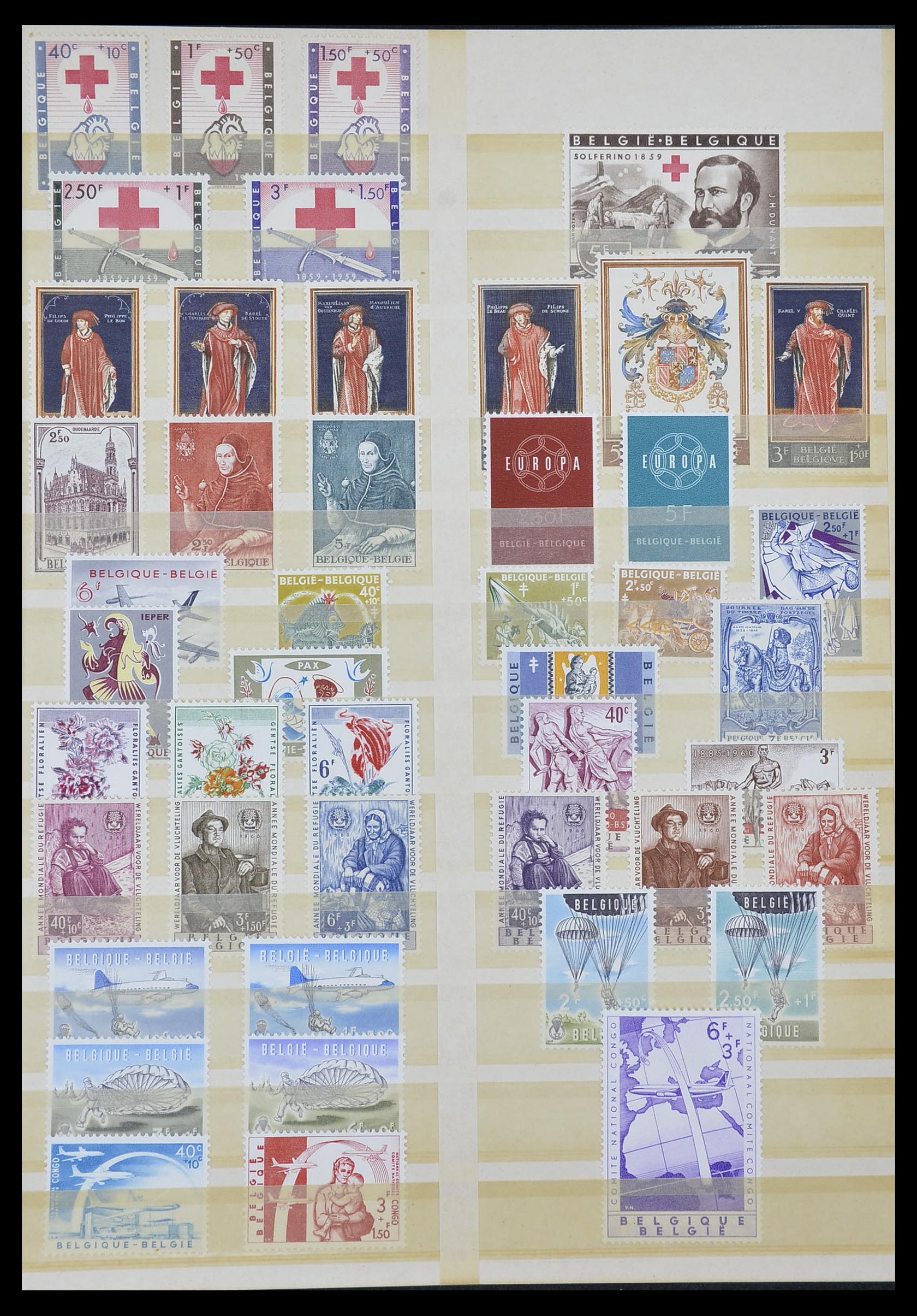33613 003 - Stamp collection 33613 Belgium 1957-1983.