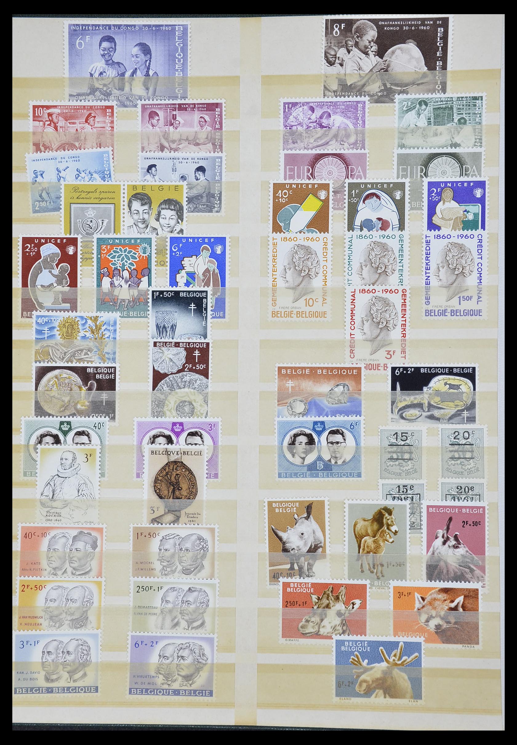 33613 004 - Stamp collection 33613 Belgium 1957-1983.
