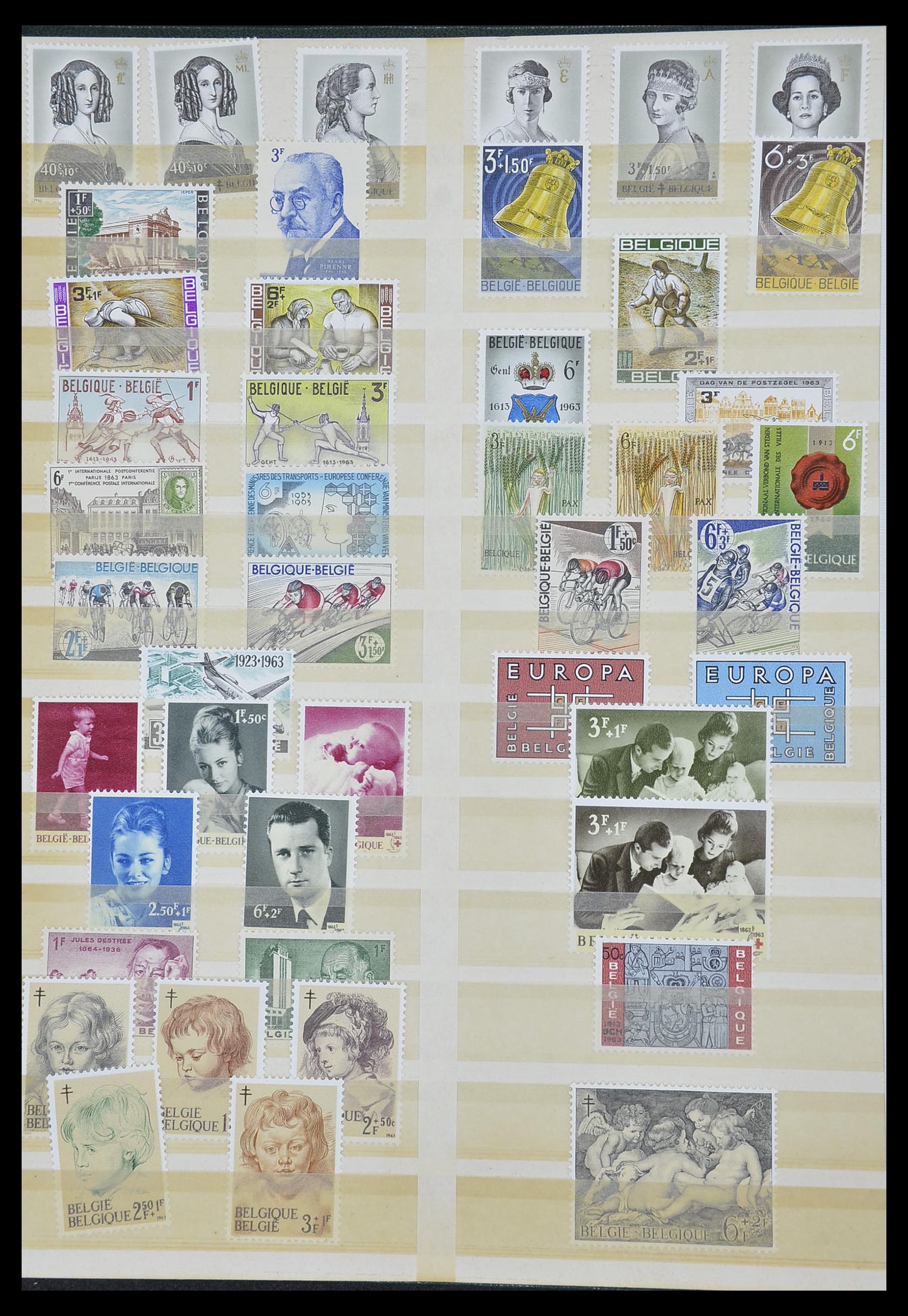 33613 006 - Stamp collection 33613 Belgium 1957-1983.