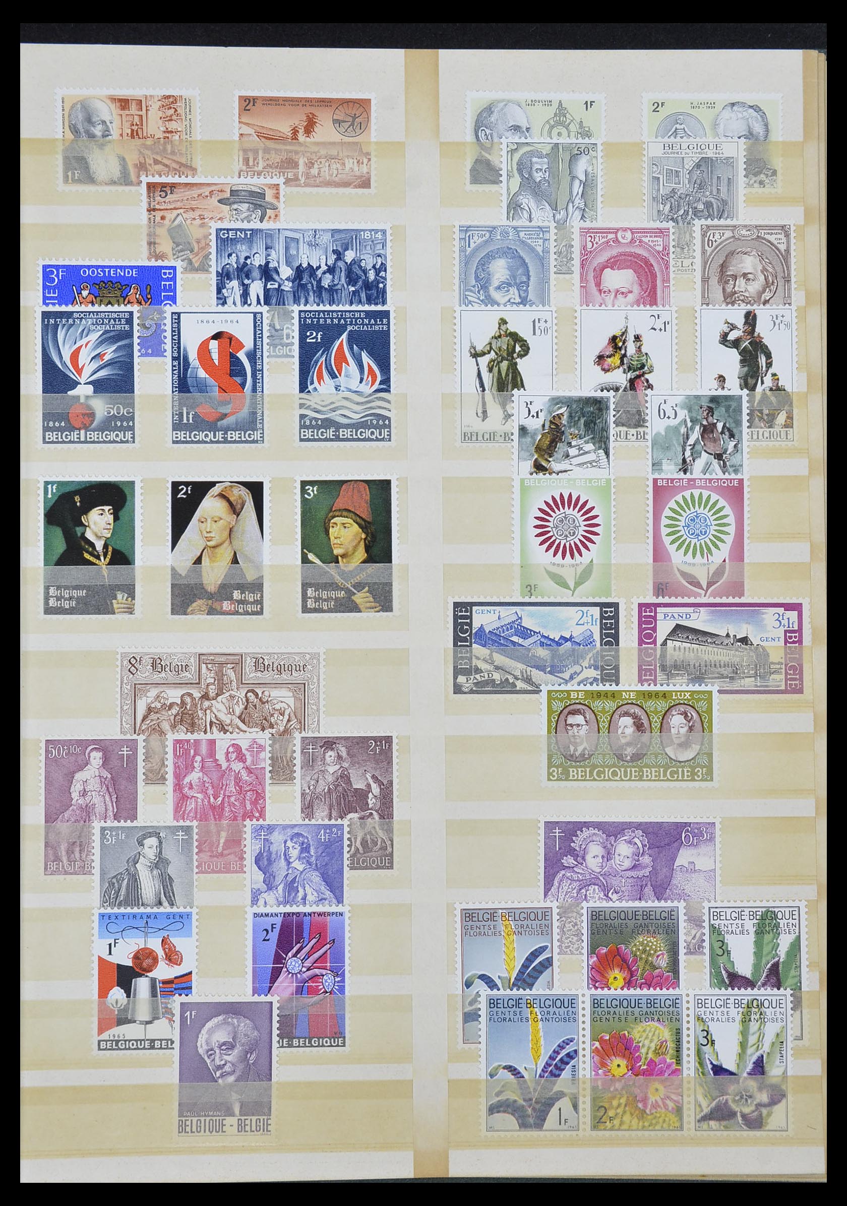 33613 007 - Stamp collection 33613 Belgium 1957-1983.