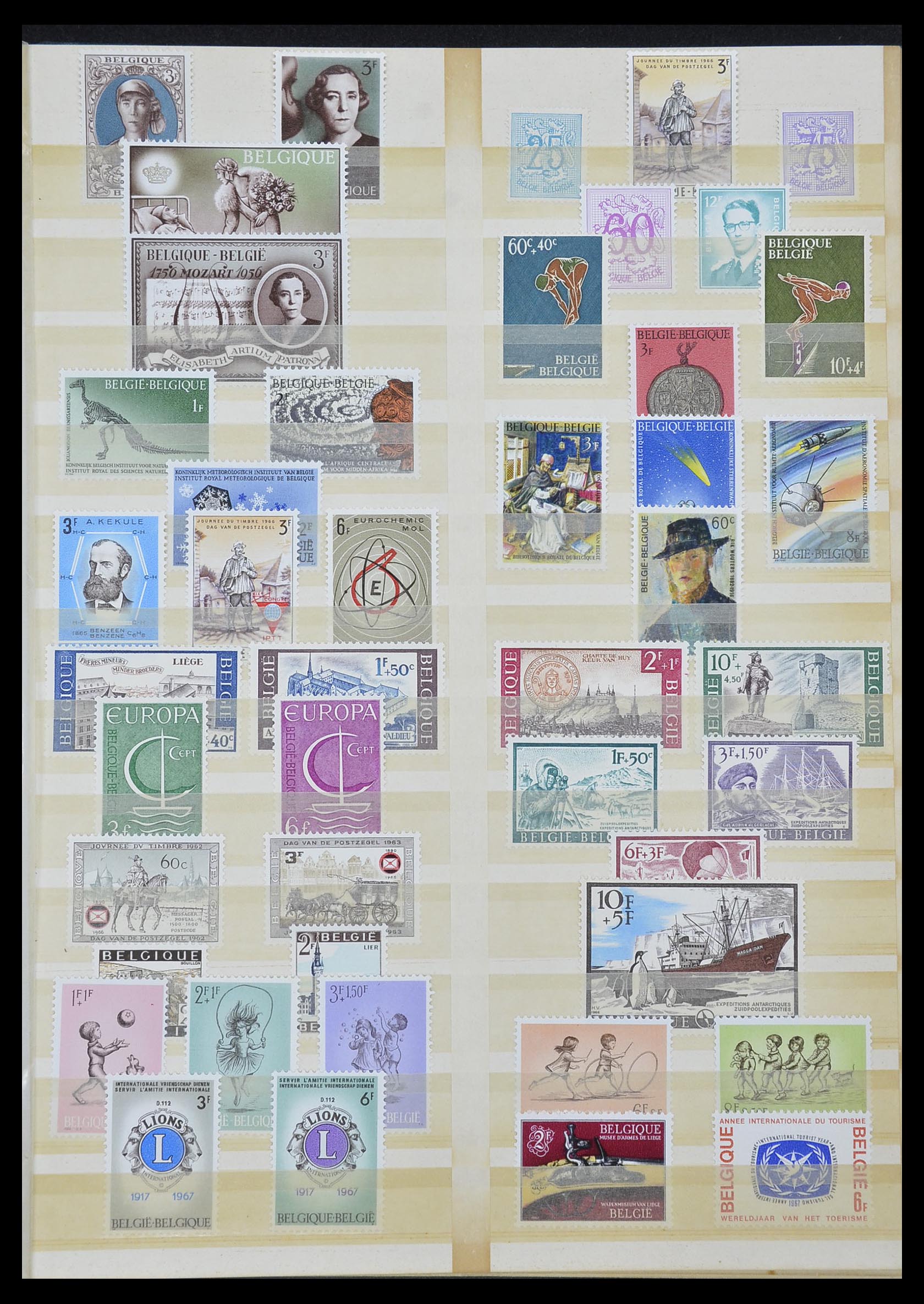 33613 009 - Stamp collection 33613 Belgium 1957-1983.