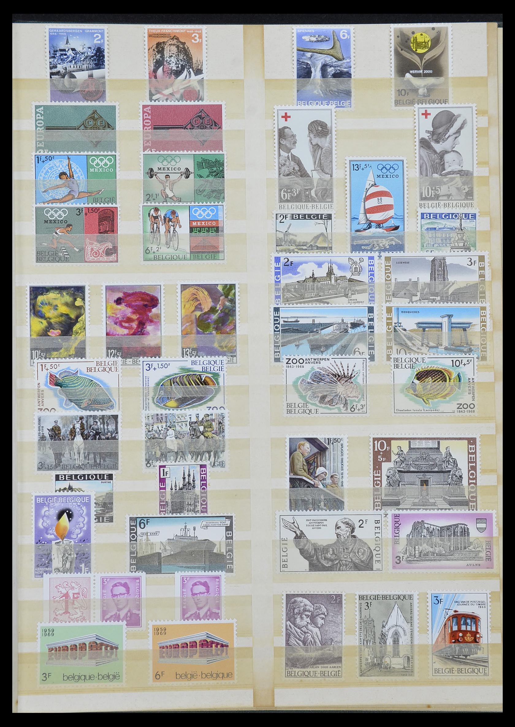33613 011 - Postzegelverzameling 33613 België 1957-1983.