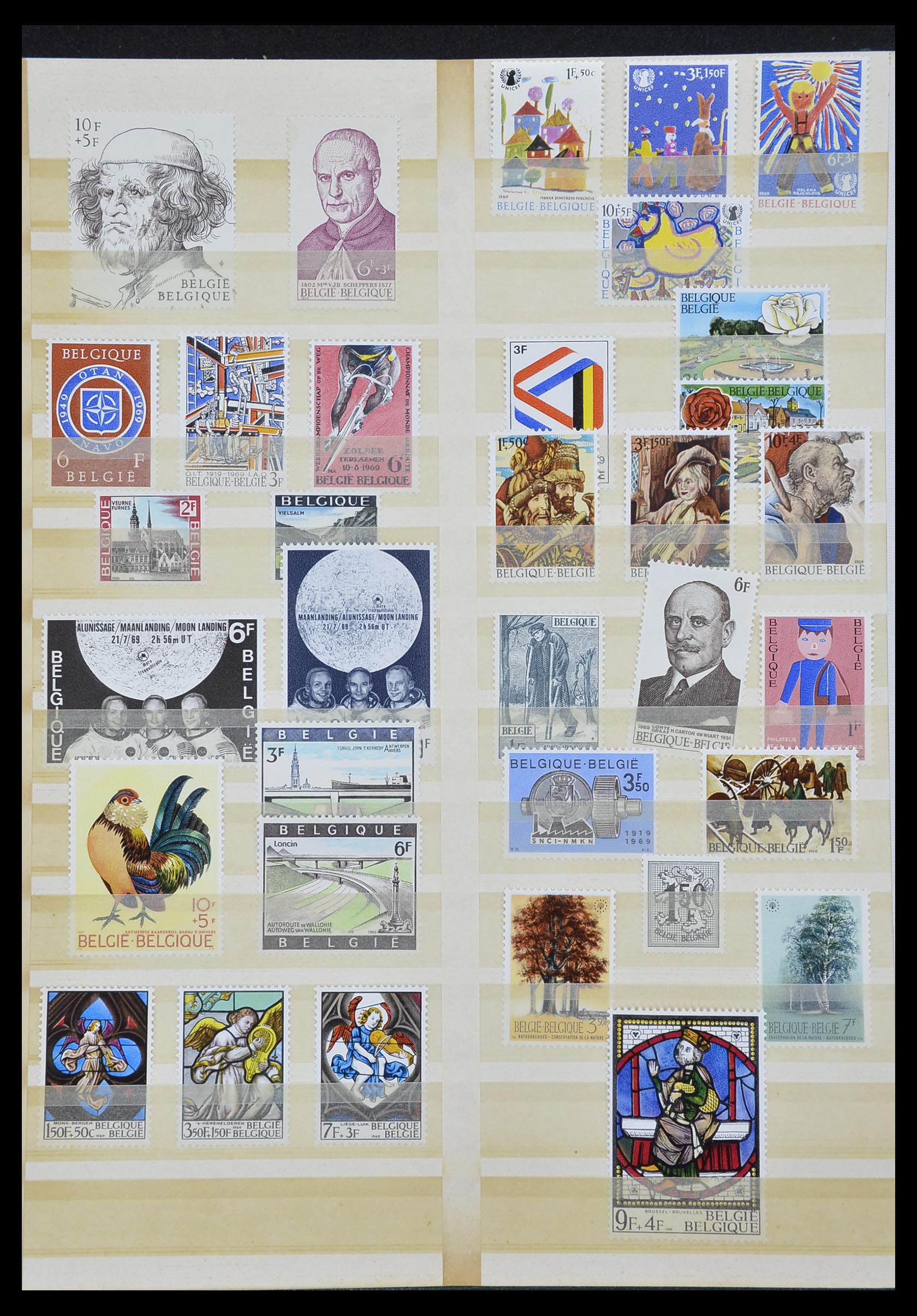 33613 012 - Stamp collection 33613 Belgium 1957-1983.