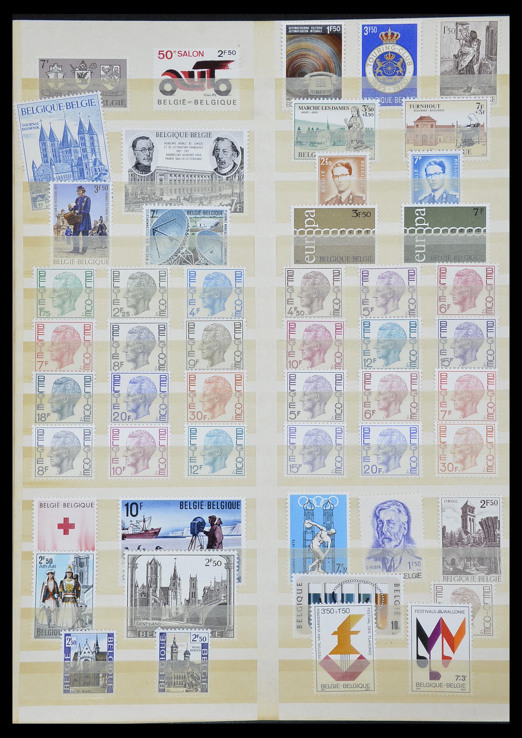 33613 014 - Stamp collection 33613 Belgium 1957-1983.