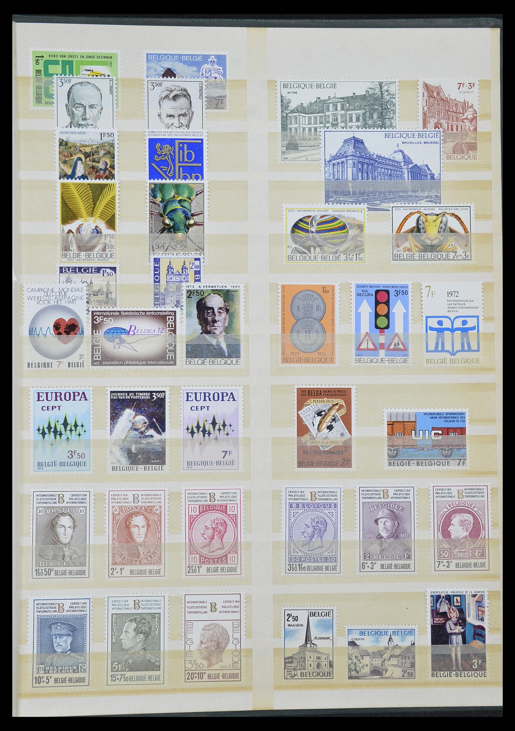 33613 015 - Stamp collection 33613 Belgium 1957-1983.